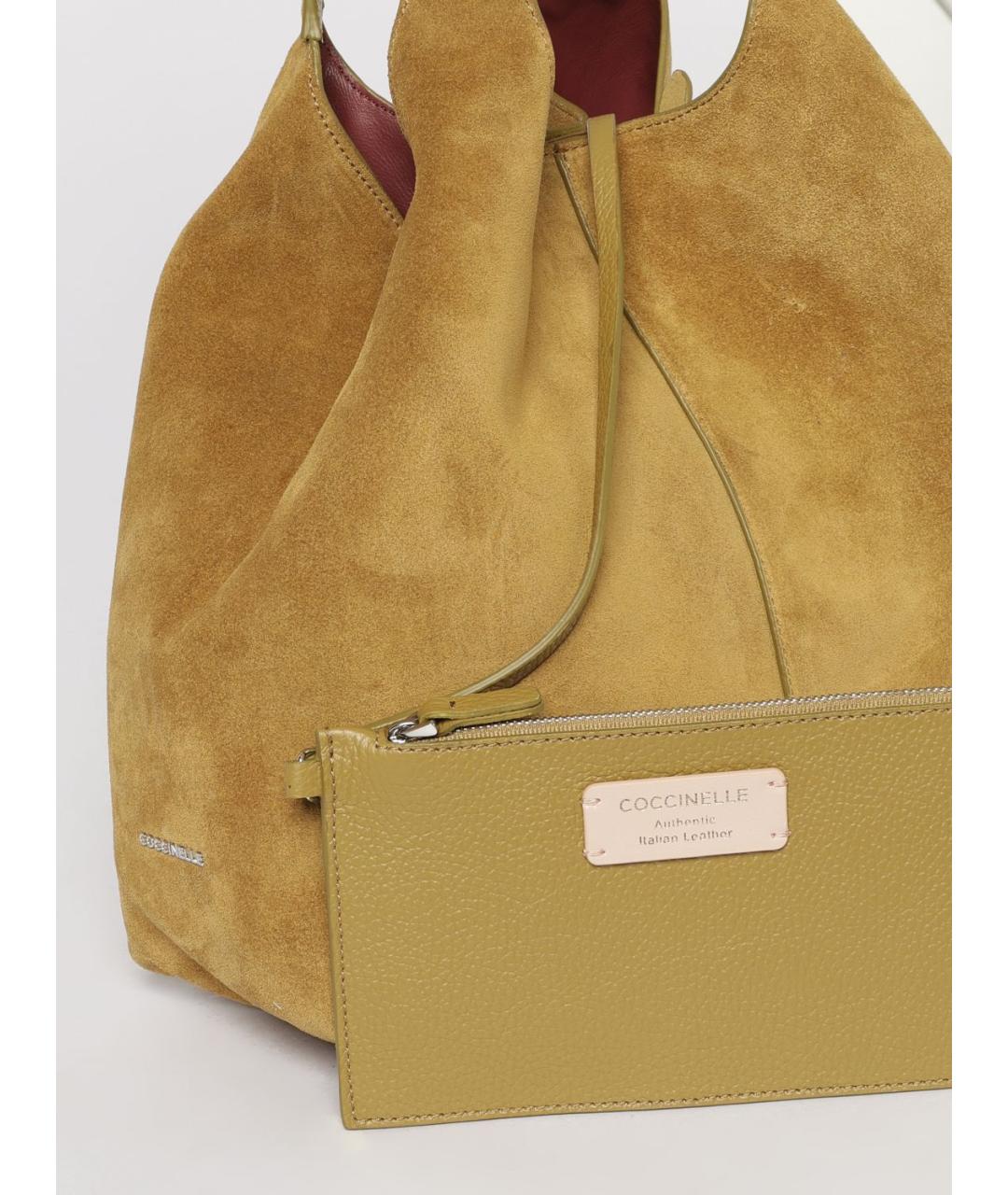 COCCINELLE Замшевая сумка через плечо, фото 3