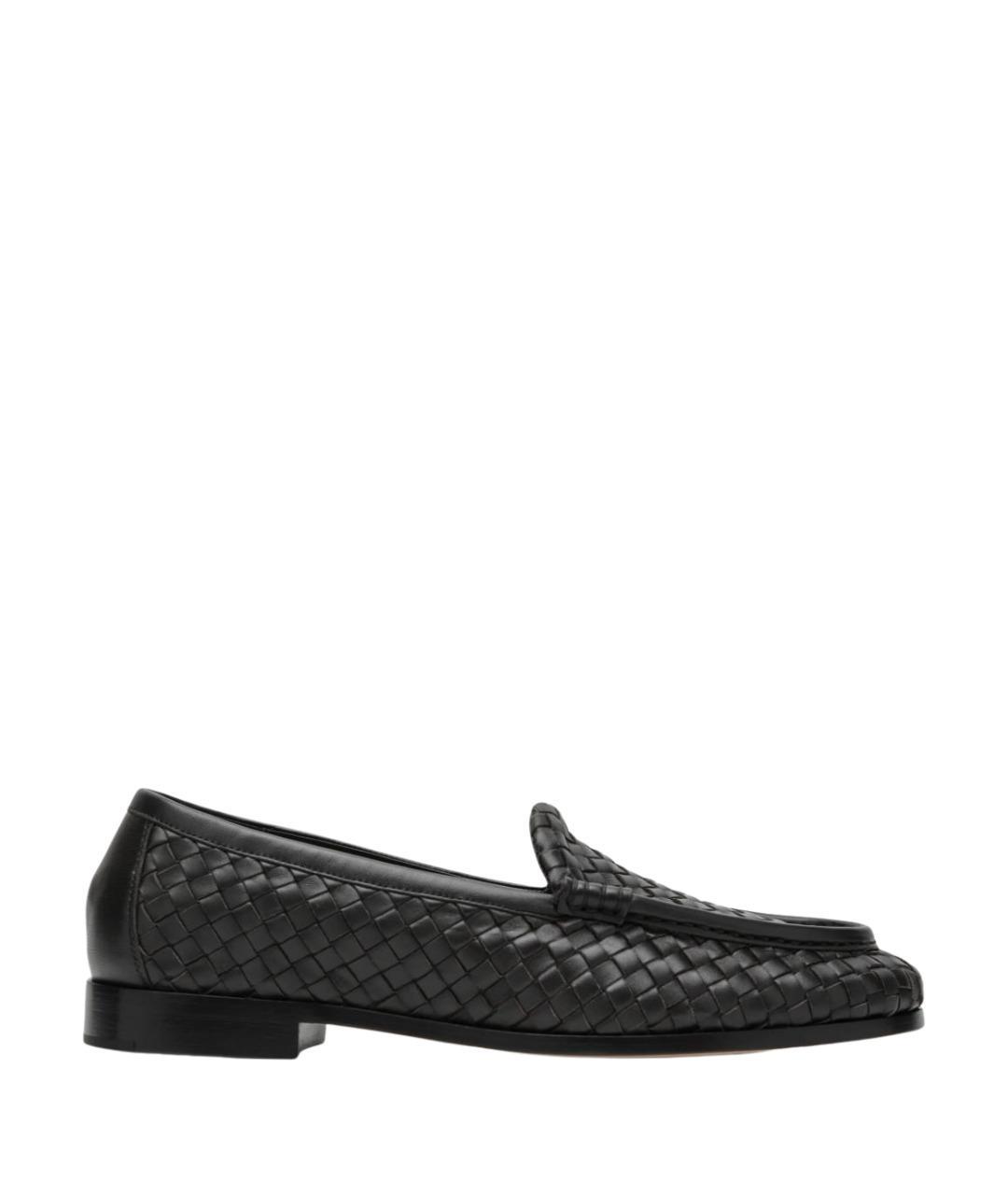 BOTTEGA VENETA Коричневые кожаные лоферы, фото 1