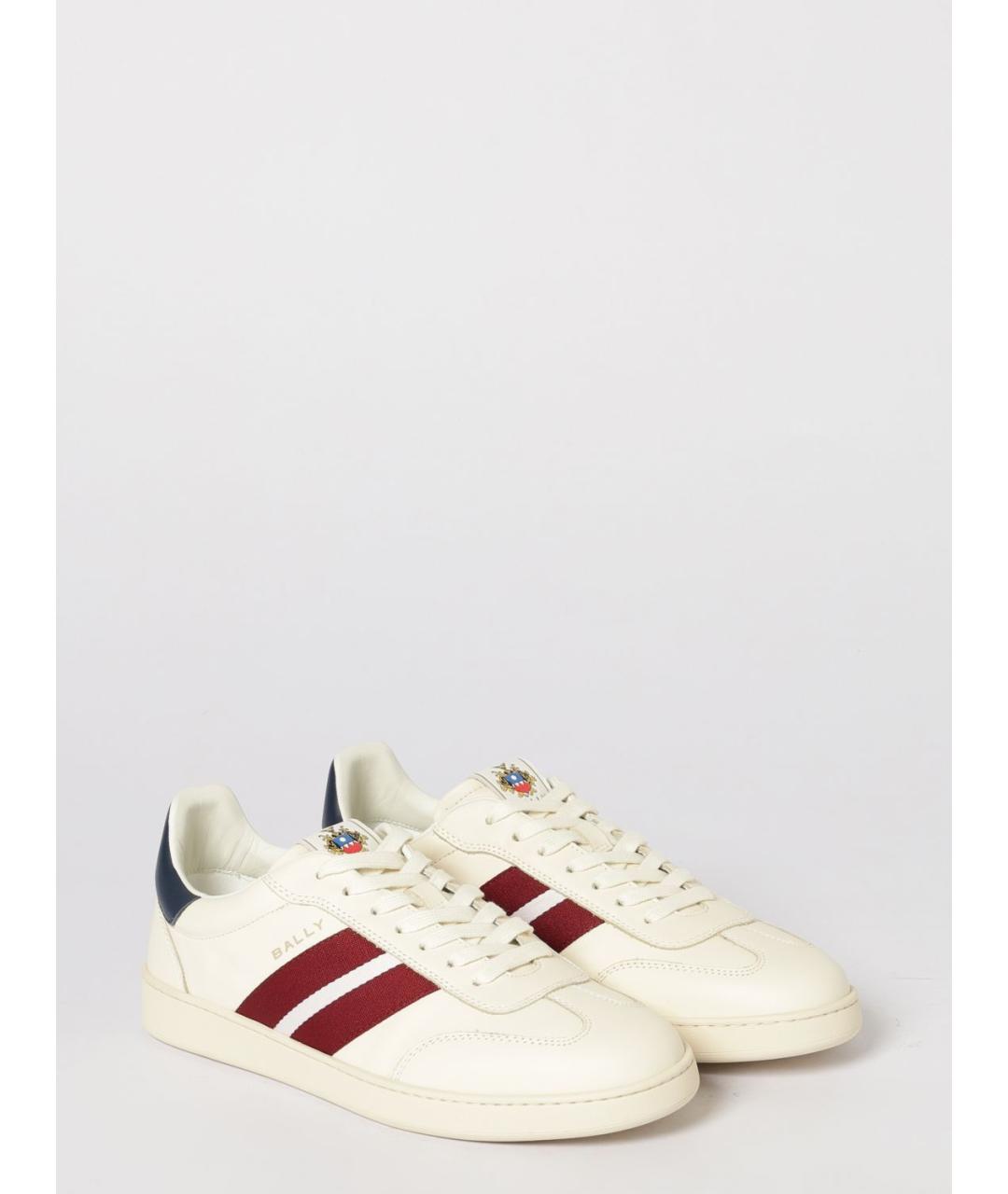 BALLY Мульти кожаные низкие кроссовки / кеды, фото 2