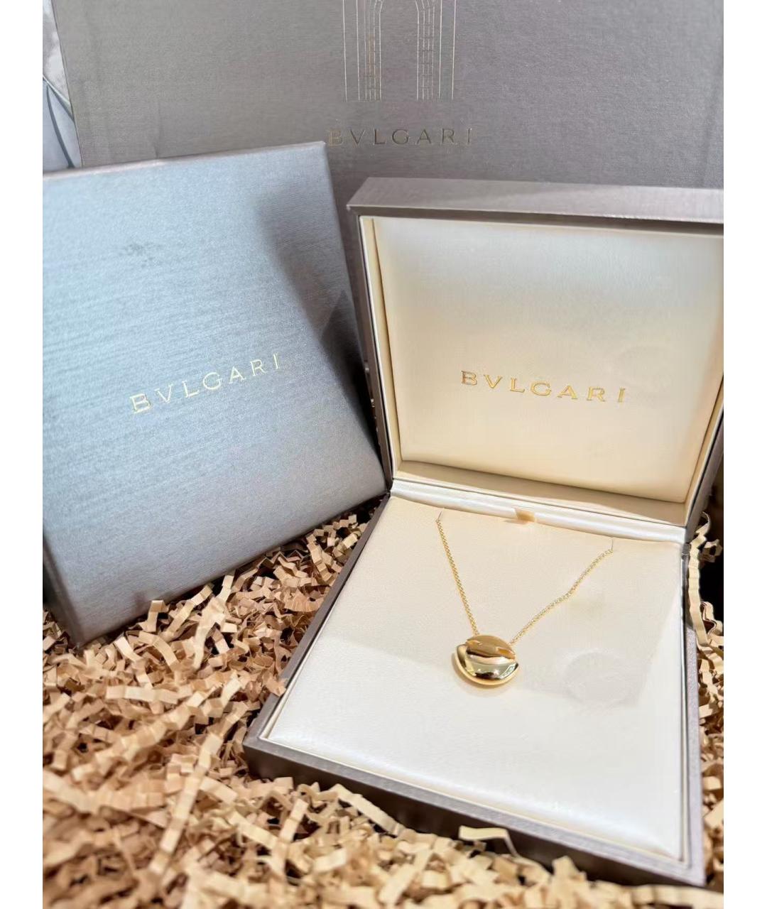 BVLGARI Золотое колье из желтого золота, фото 4