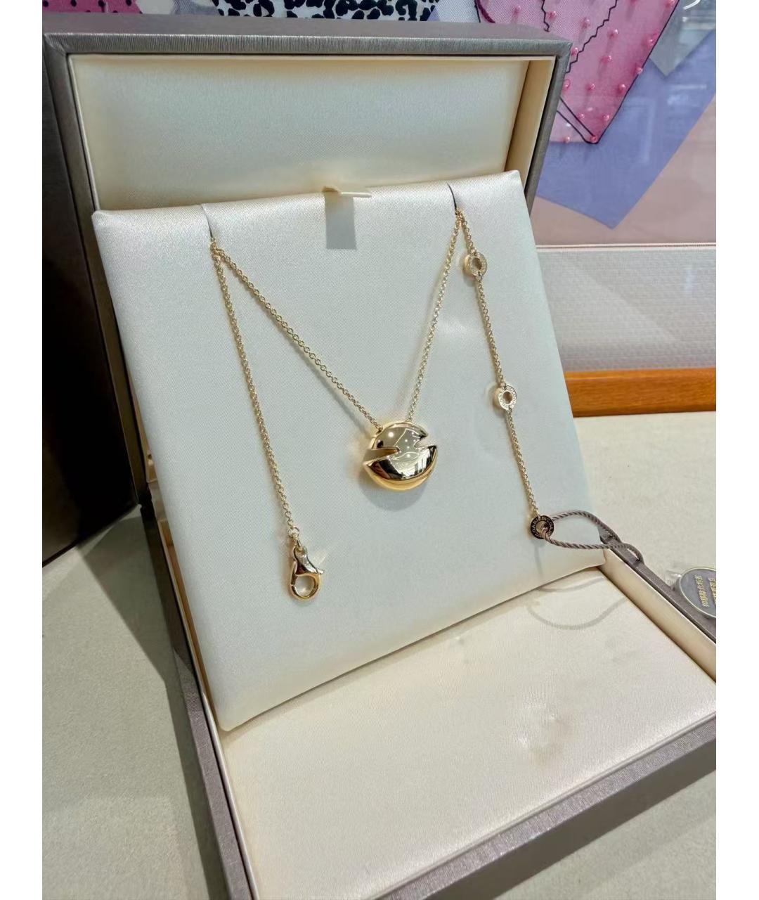 BVLGARI Золотое колье из желтого золота, фото 6