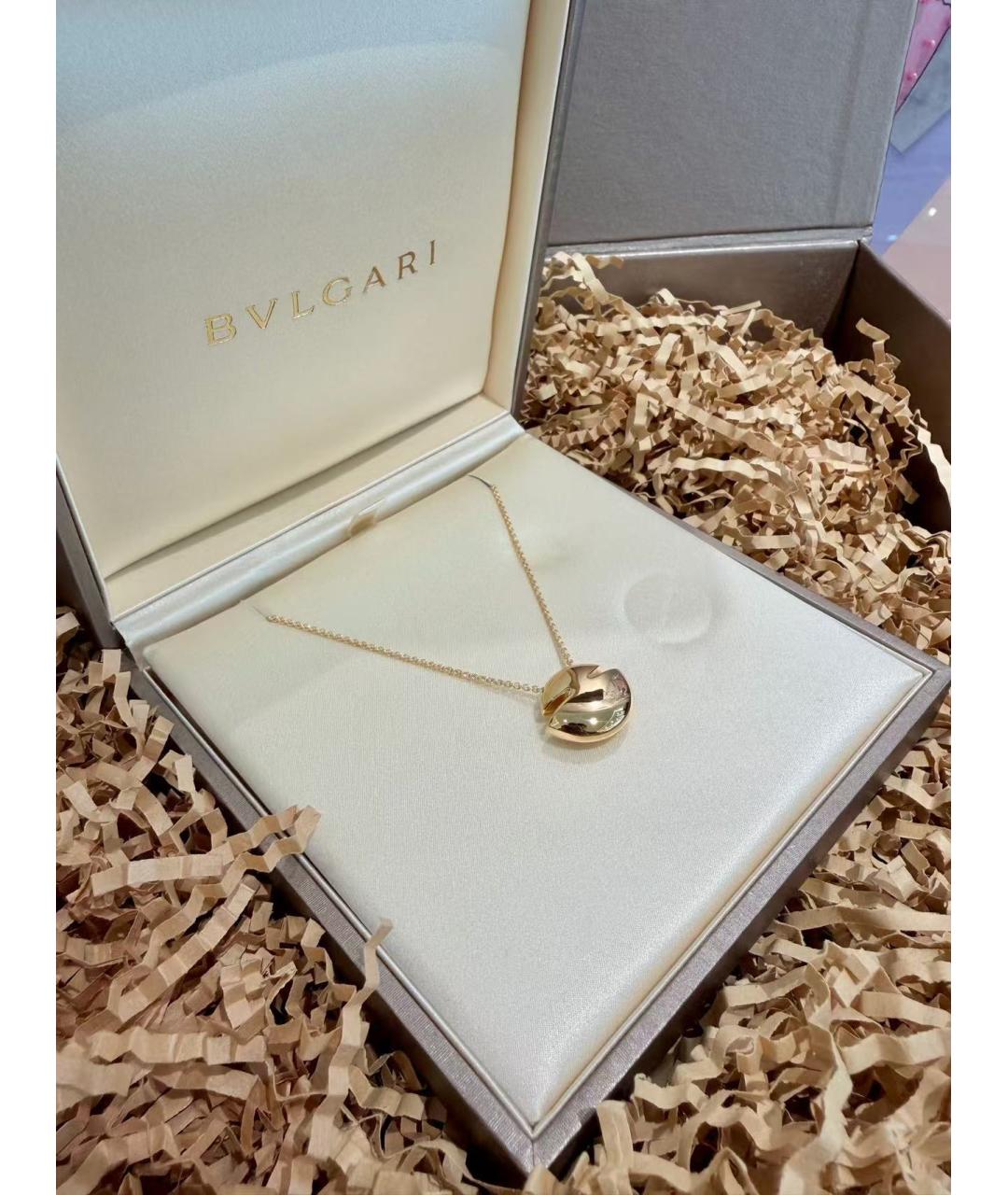 BVLGARI Золотое колье из желтого золота, фото 5