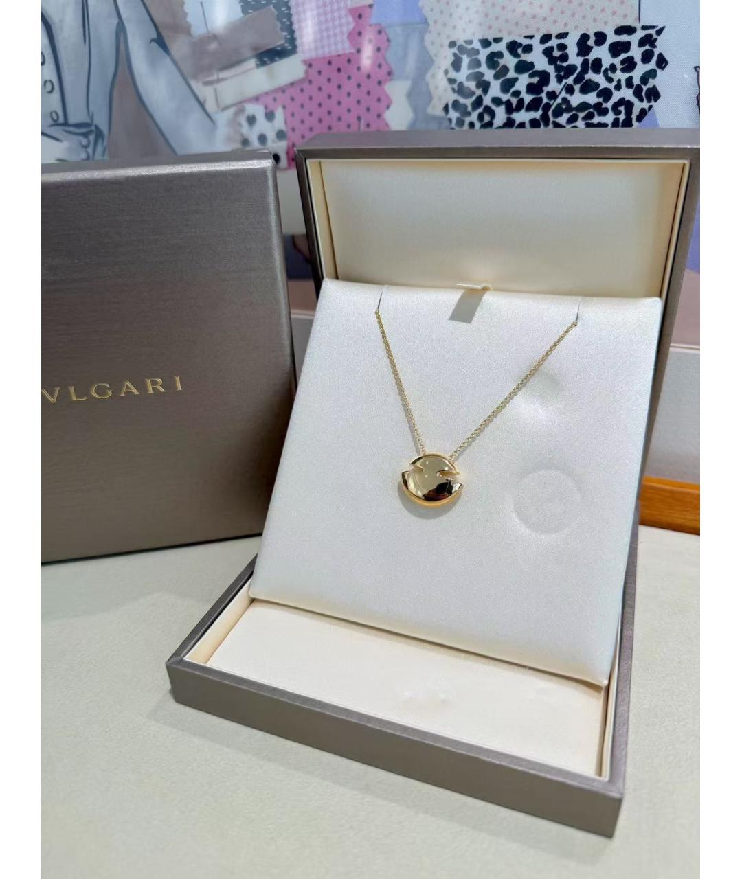 BVLGARI Золотое колье из желтого золота, фото 3