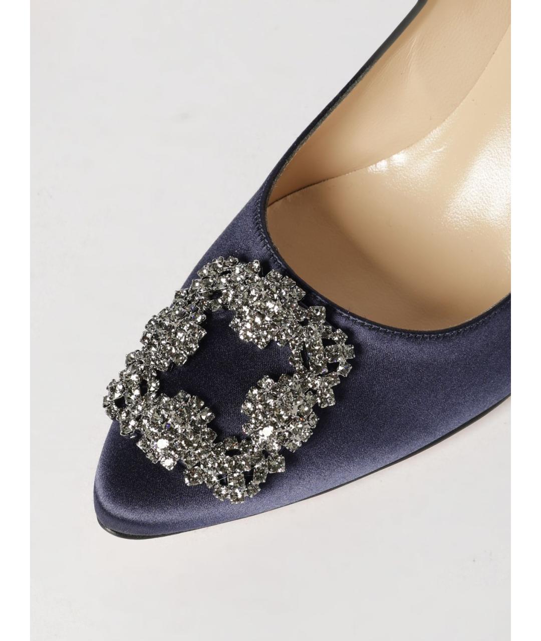 MANOLO BLAHNIK Синие туфли, фото 4