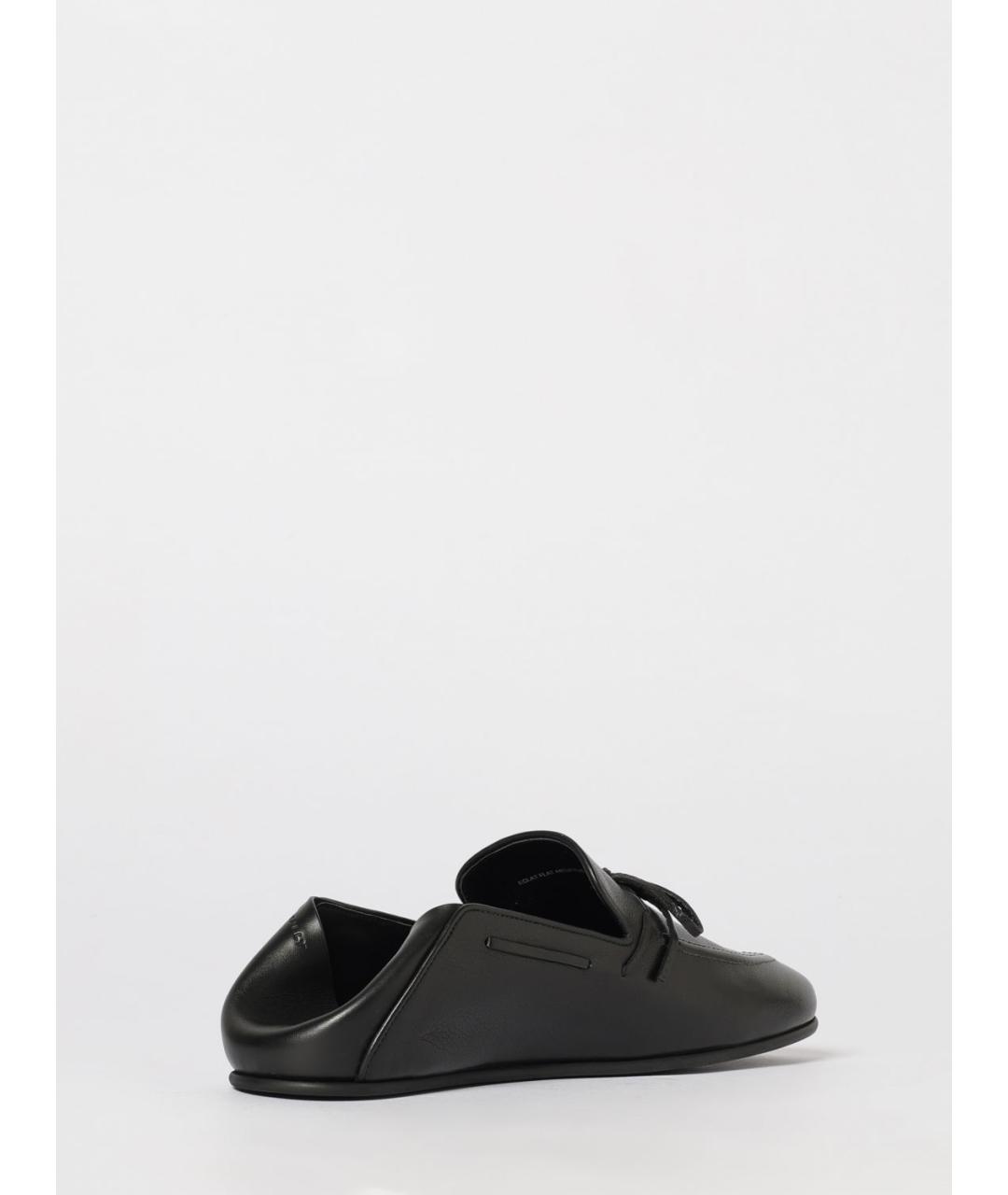 BALLY Черные кожаные лоферы, фото 3