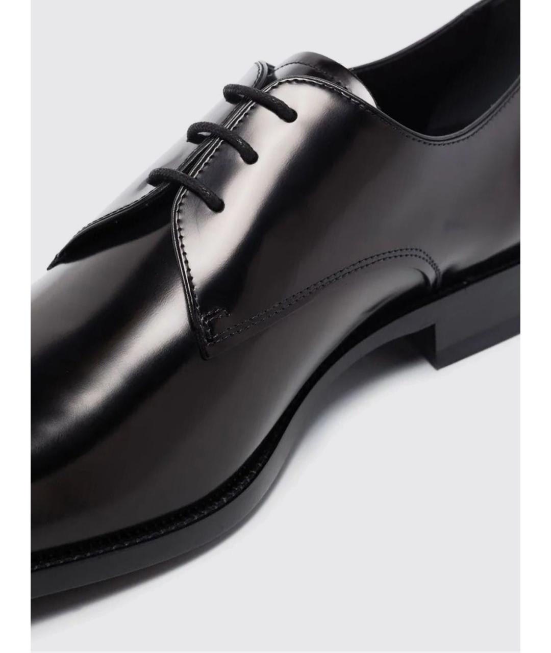 TOD'S Черные кожаные туфли, фото 4