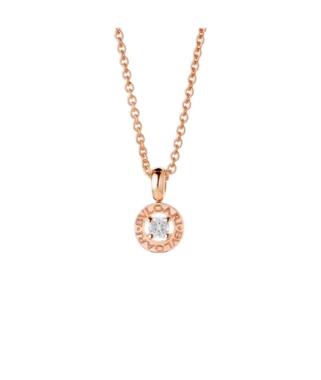 BVLGARI Золотое колье из розового золота, фото 1