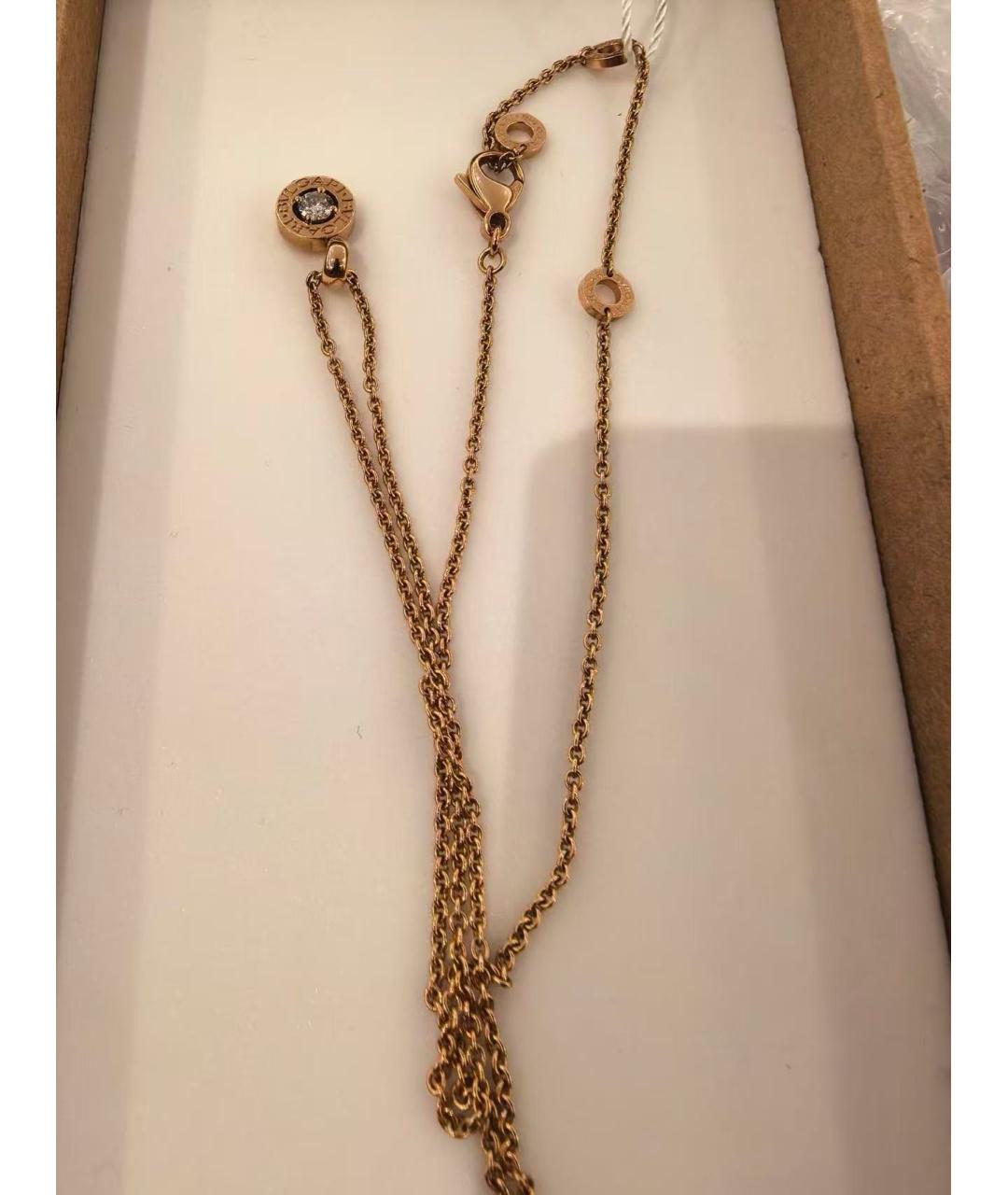 BVLGARI Золотое колье из розового золота, фото 2