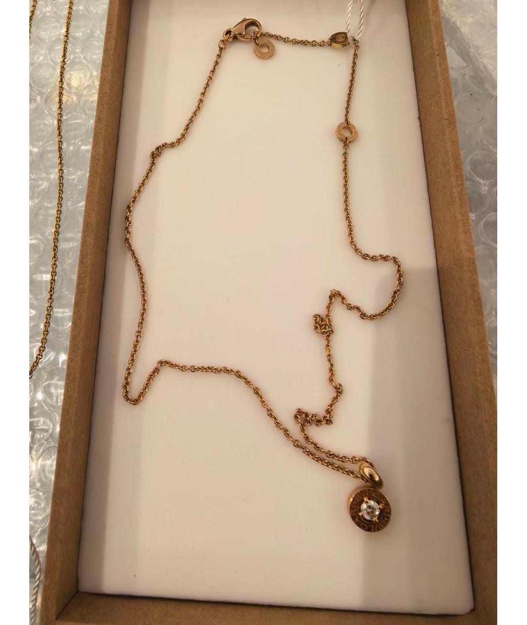 BVLGARI Золотое колье из розового золота, фото 5