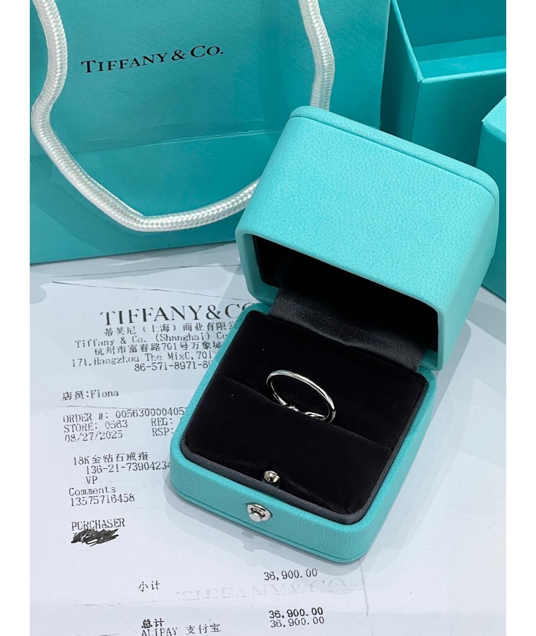 TIFFANY&CO Серебряное кольцо из белого золота, фото 4