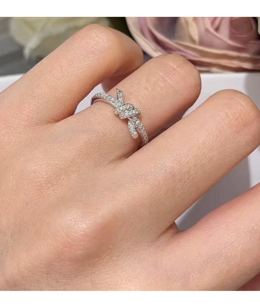 TIFFANY&CO Серебряное кольцо из белого золота, фото 5