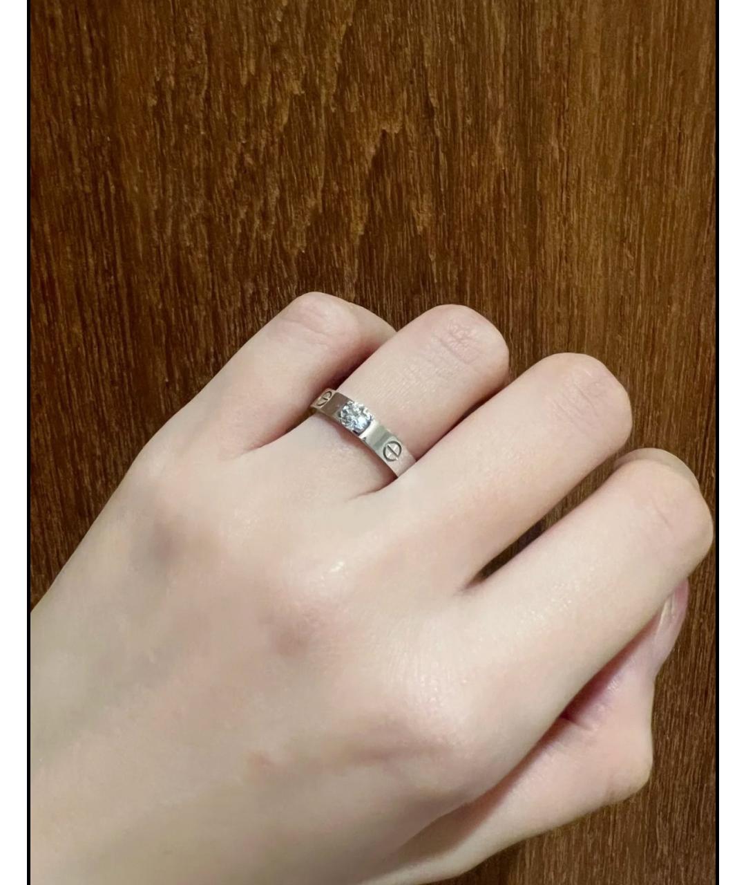 CARTIER Серебряное кольцо из белого золота, фото 5