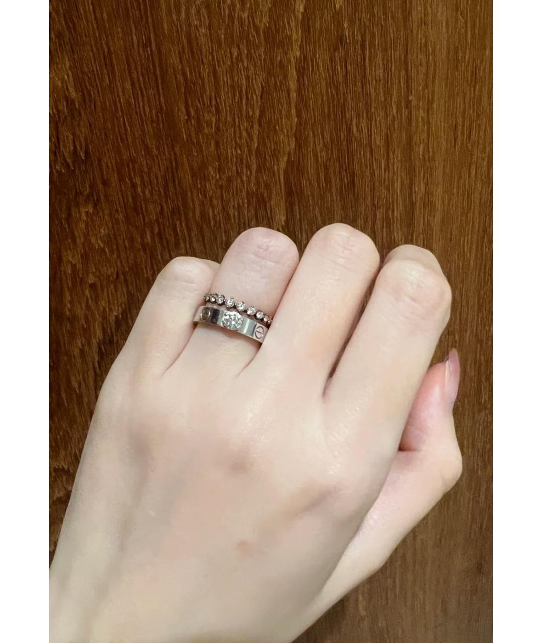 CARTIER Серебряное кольцо из белого золота, фото 6