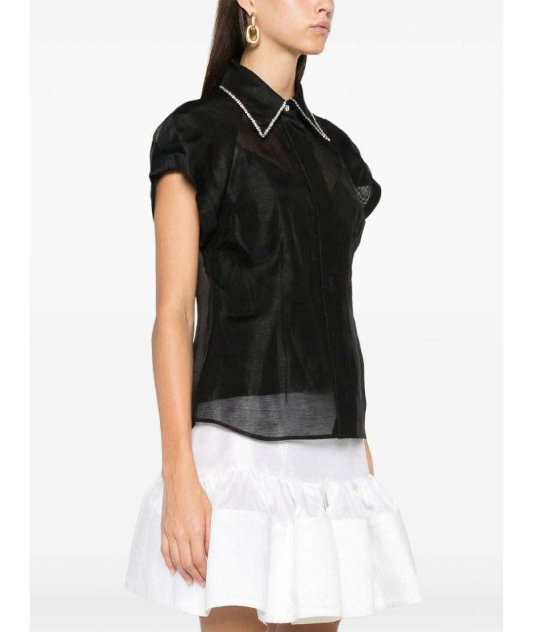ZIMMERMANN Черная льняная блузы, фото 3