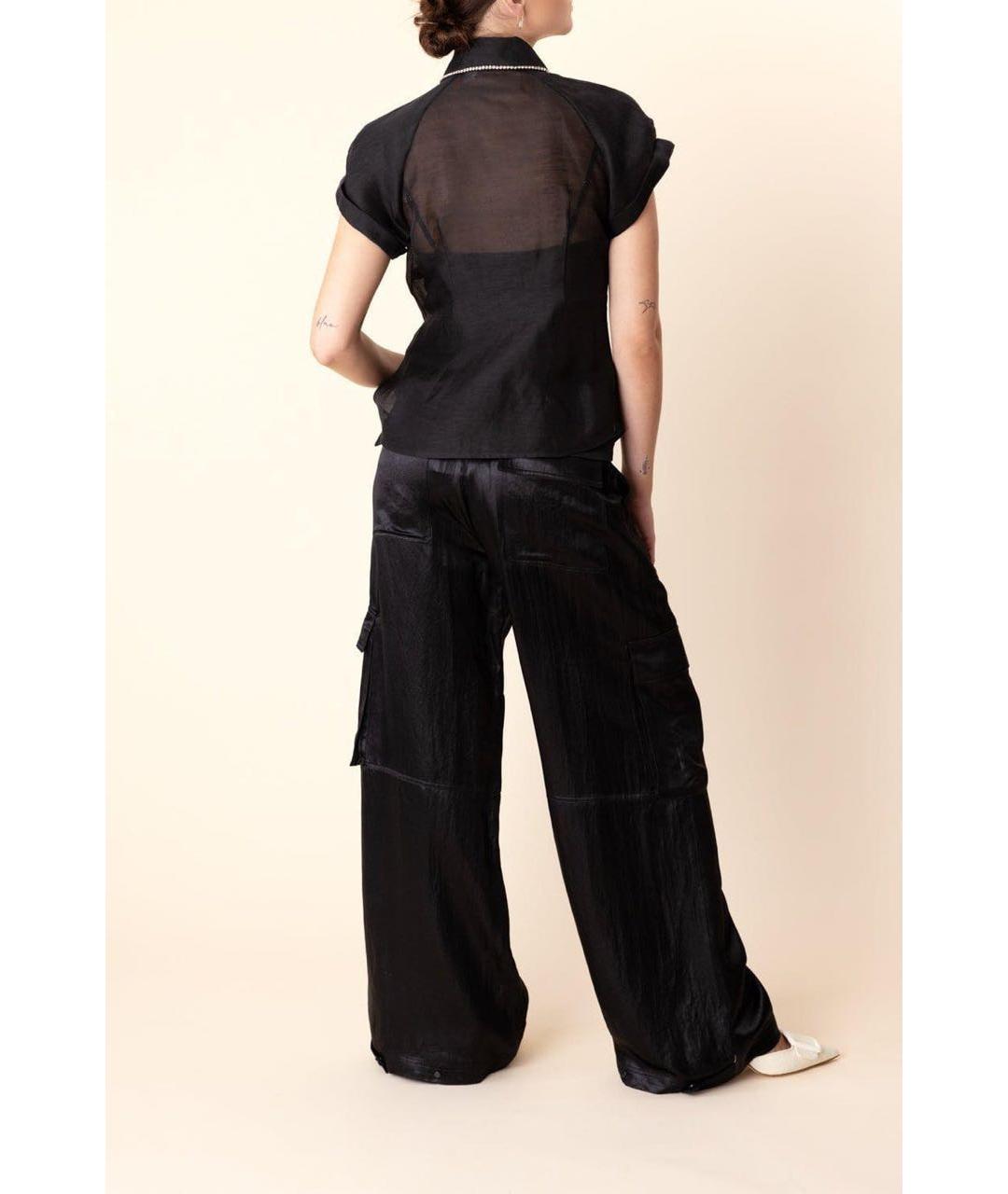 ZIMMERMANN Черная льняная блузы, фото 7