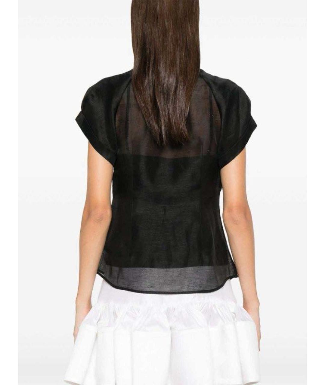 ZIMMERMANN Черная льняная блузы, фото 2