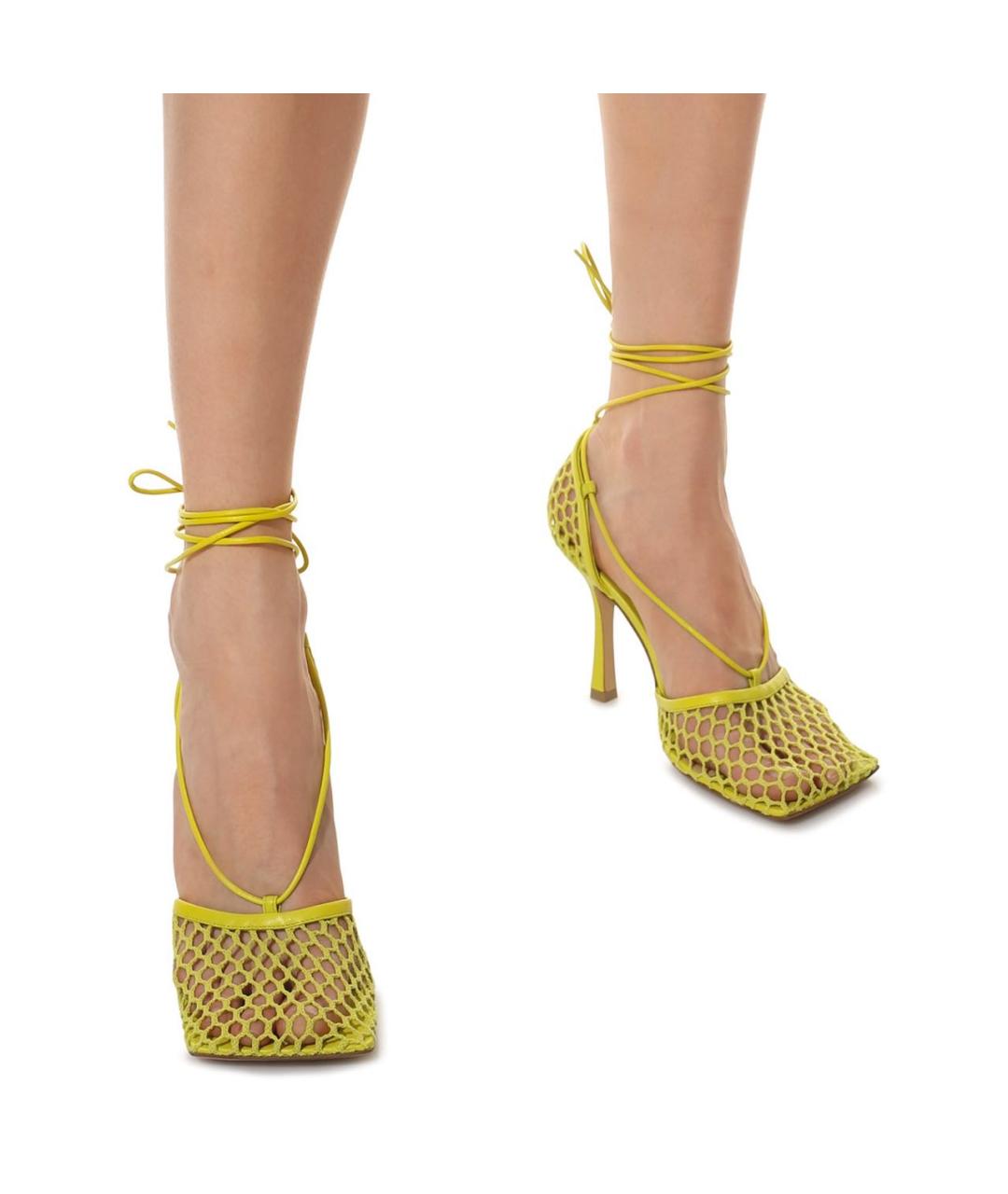 BOTTEGA VENETA Кожаные босоножки, фото 5