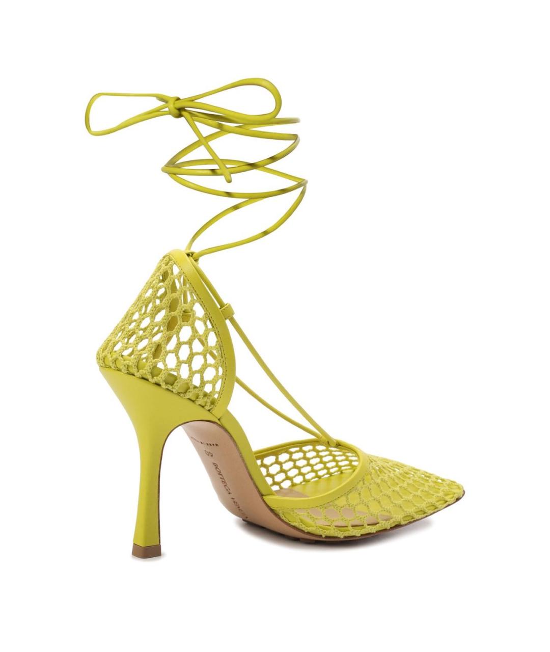 BOTTEGA VENETA Кожаные босоножки, фото 4