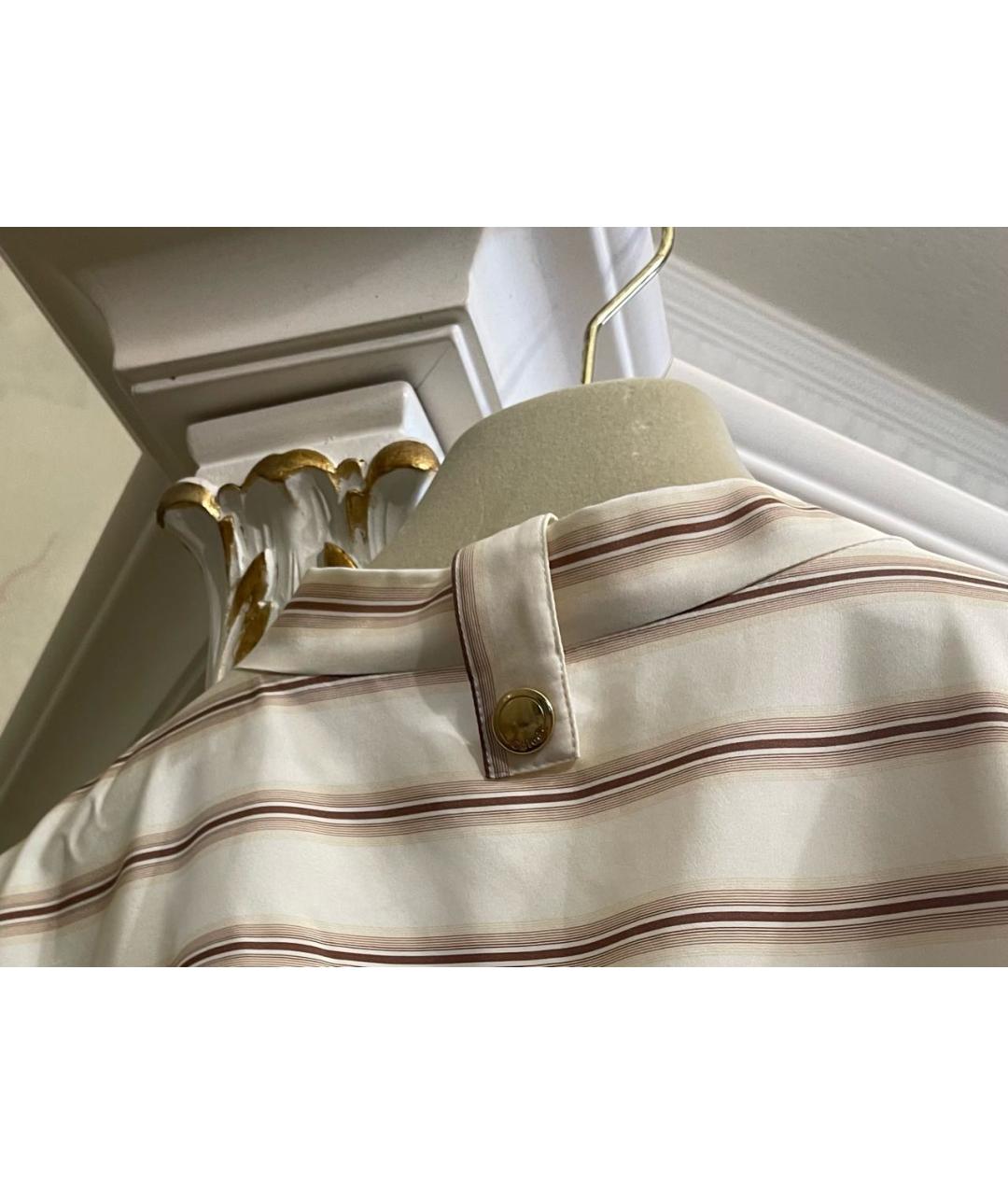 CHLOE Бежевое хлопковое повседневное платье, фото 3