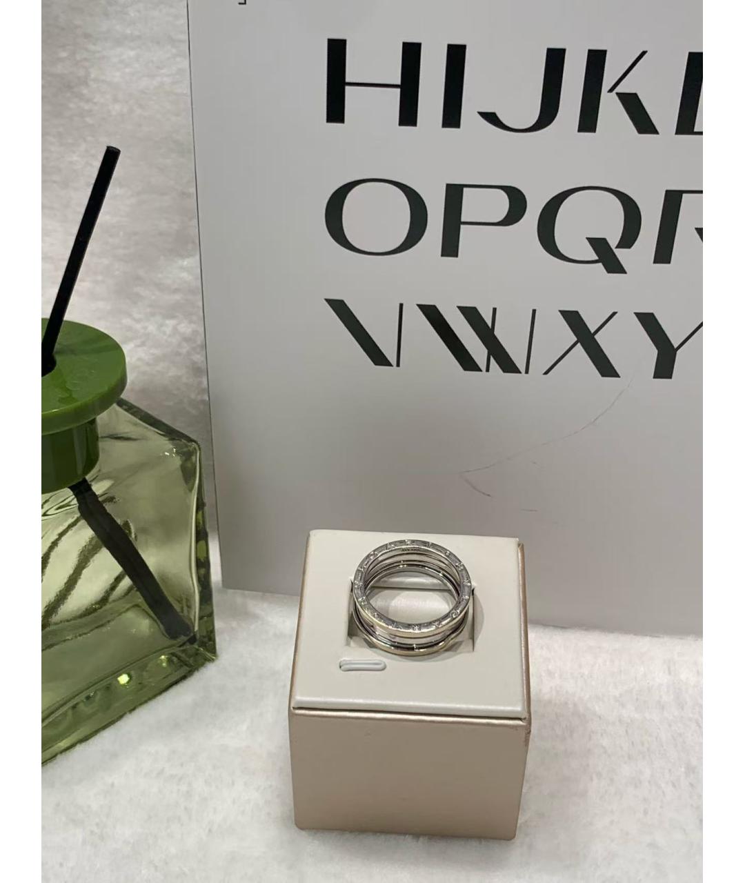 BVLGARI Серебряное кольцо из белого золота, фото 3