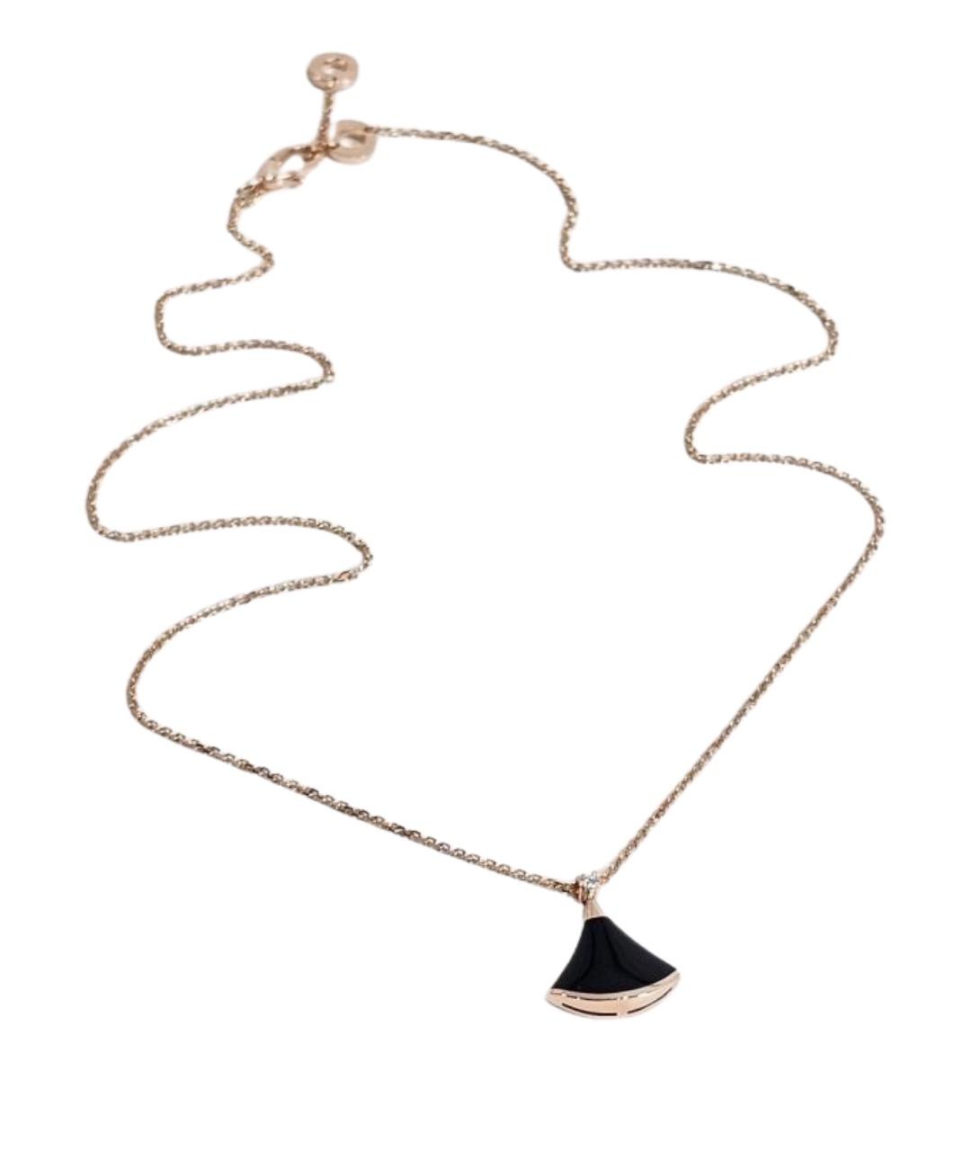 BVLGARI Золотое колье из розового золота, фото 1