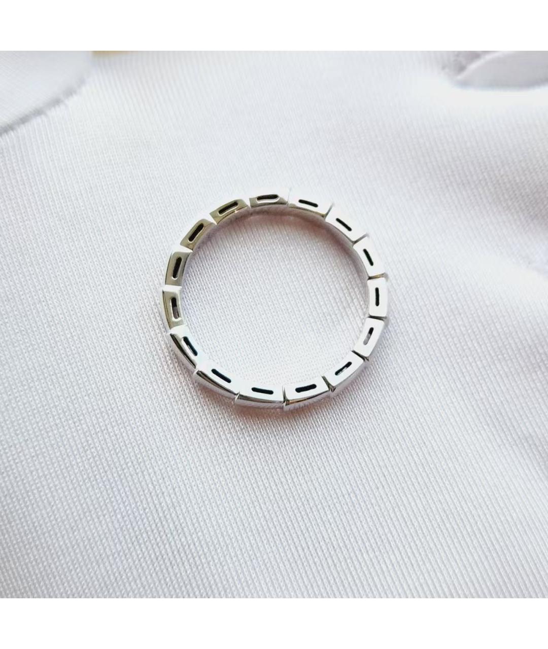 BVLGARI Серебряное кольцо из белого золота, фото 5