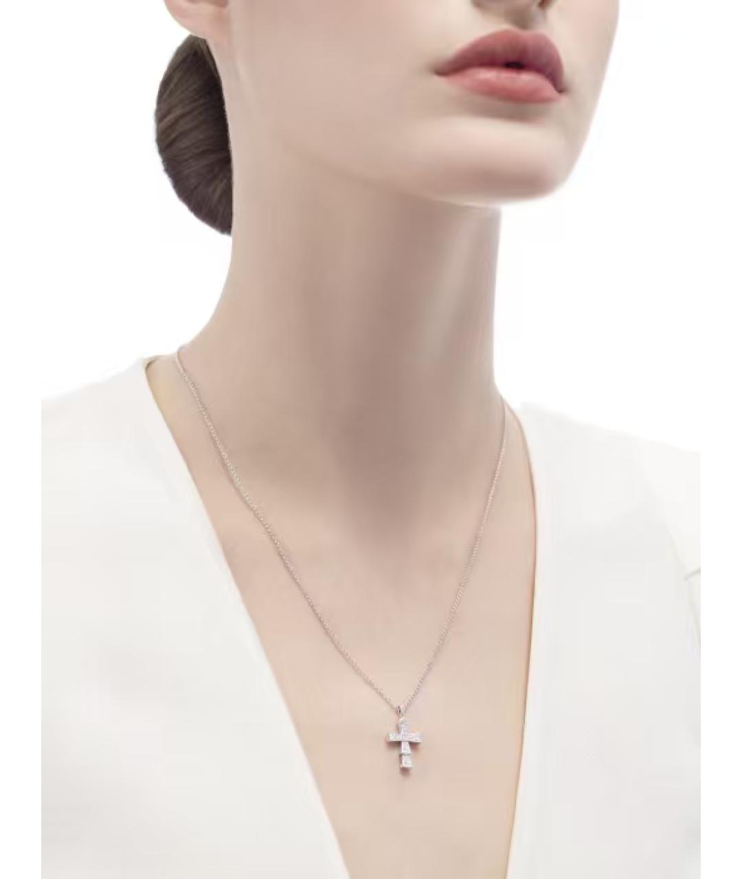 BVLGARI Серебряное колье из белого золота, фото 3