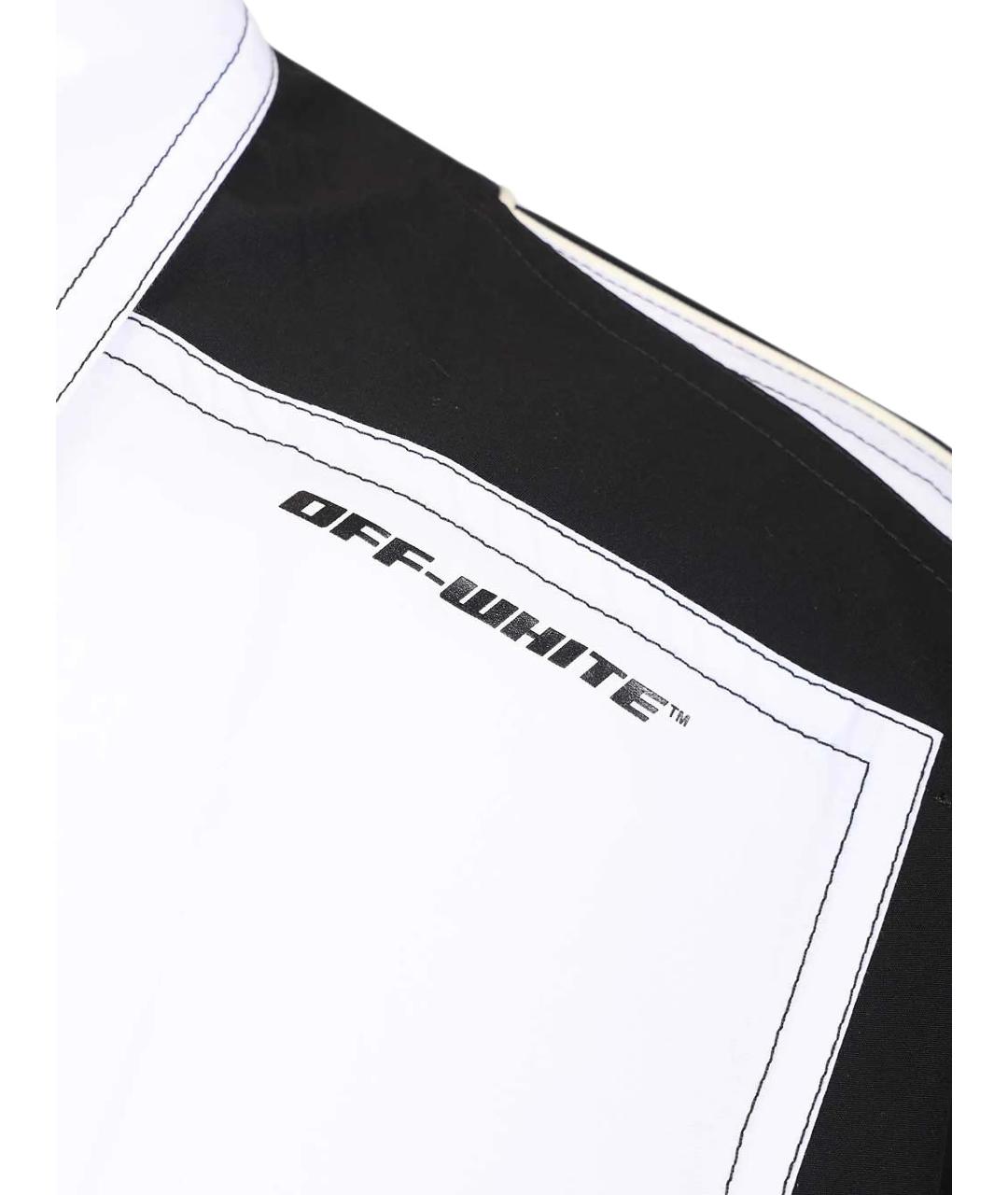 OFF-WHITE Белая хлопковая кэжуал рубашка, фото 2