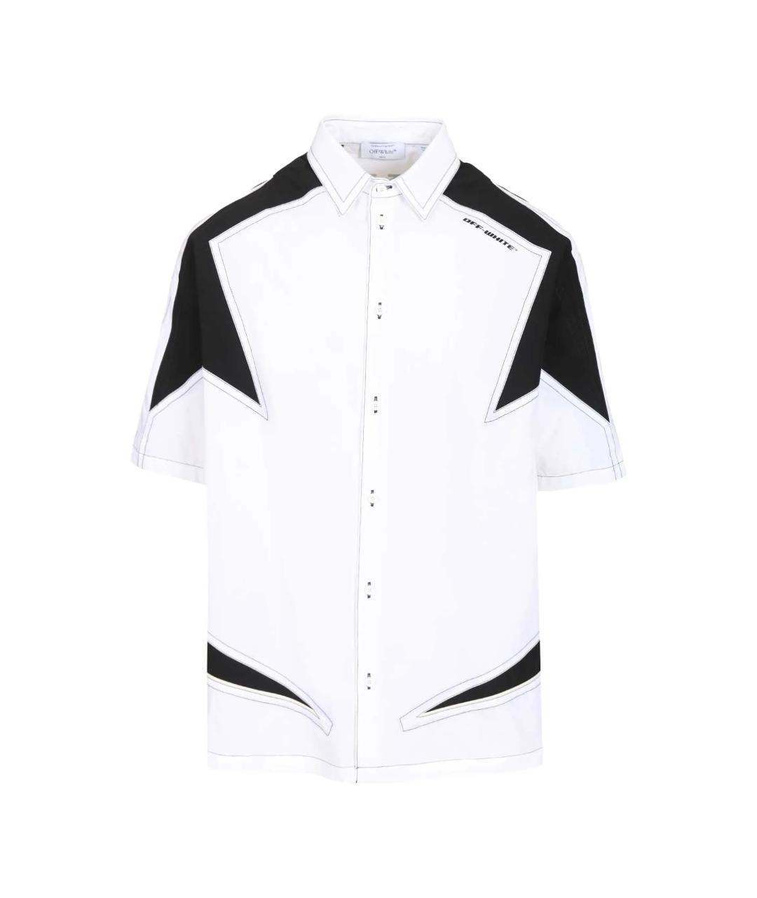 OFF-WHITE Белая хлопковая кэжуал рубашка, фото 1