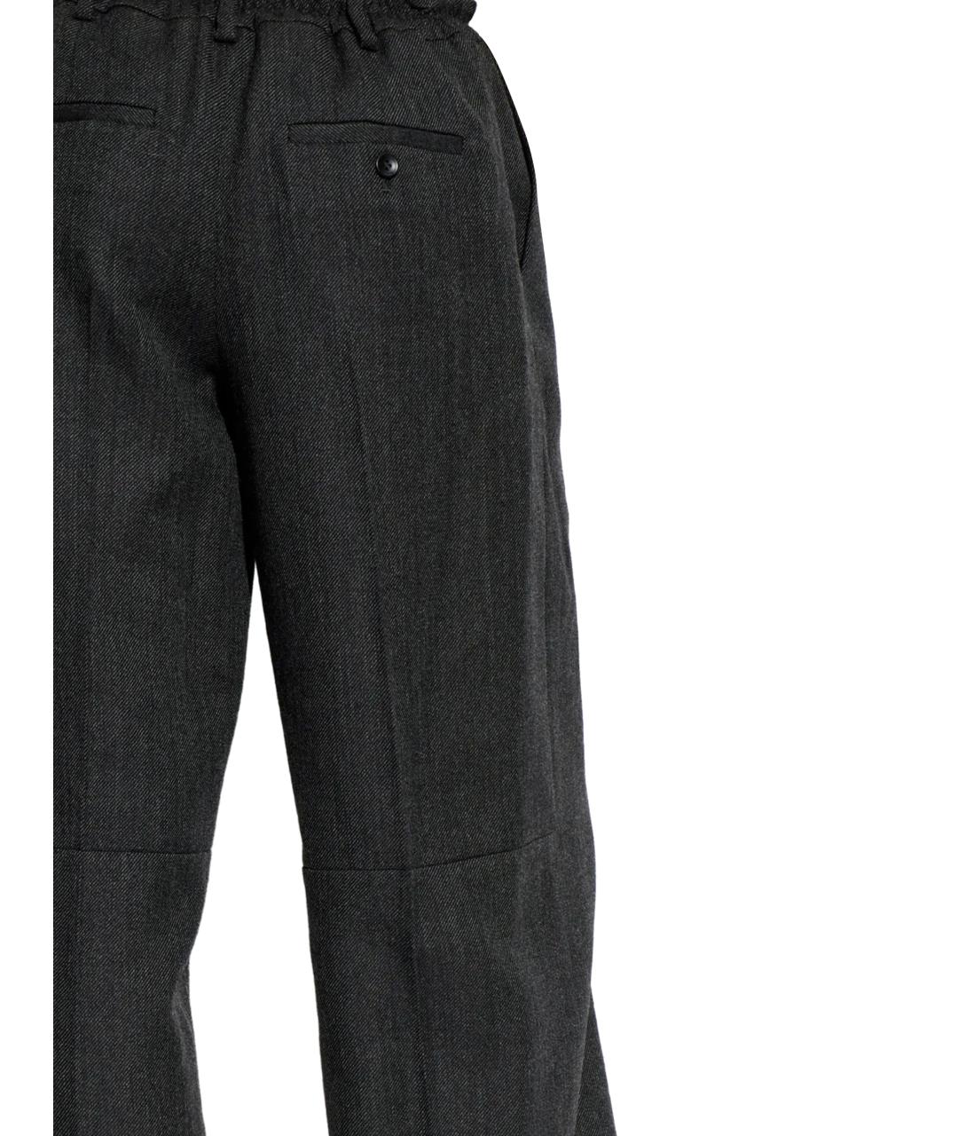 ALEXANDER WANG Черные прямые брюки, фото 3