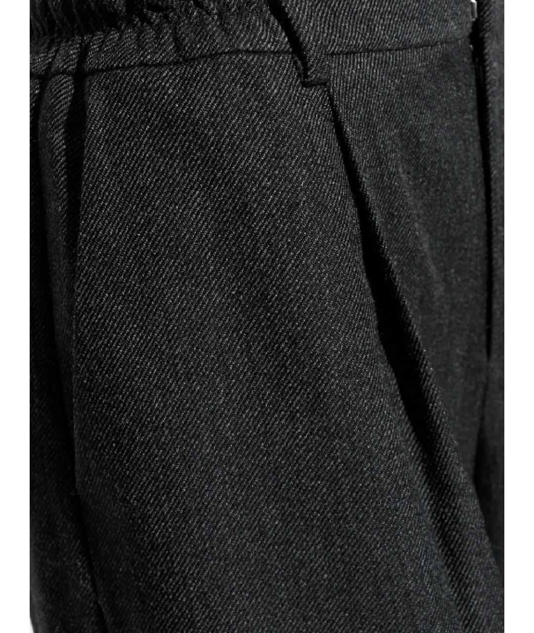 ALEXANDER WANG Черные прямые брюки, фото 2