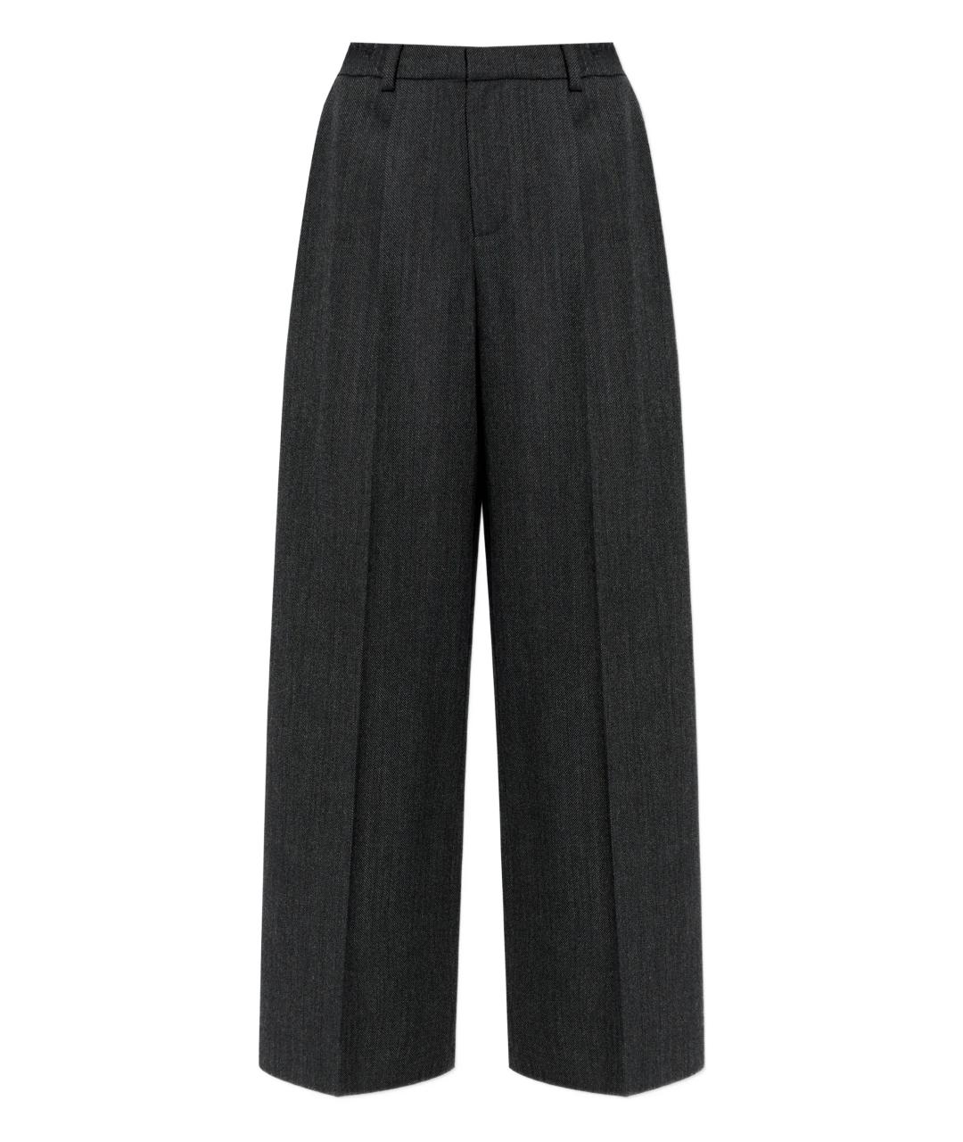 ALEXANDER WANG Черные прямые брюки, фото 1