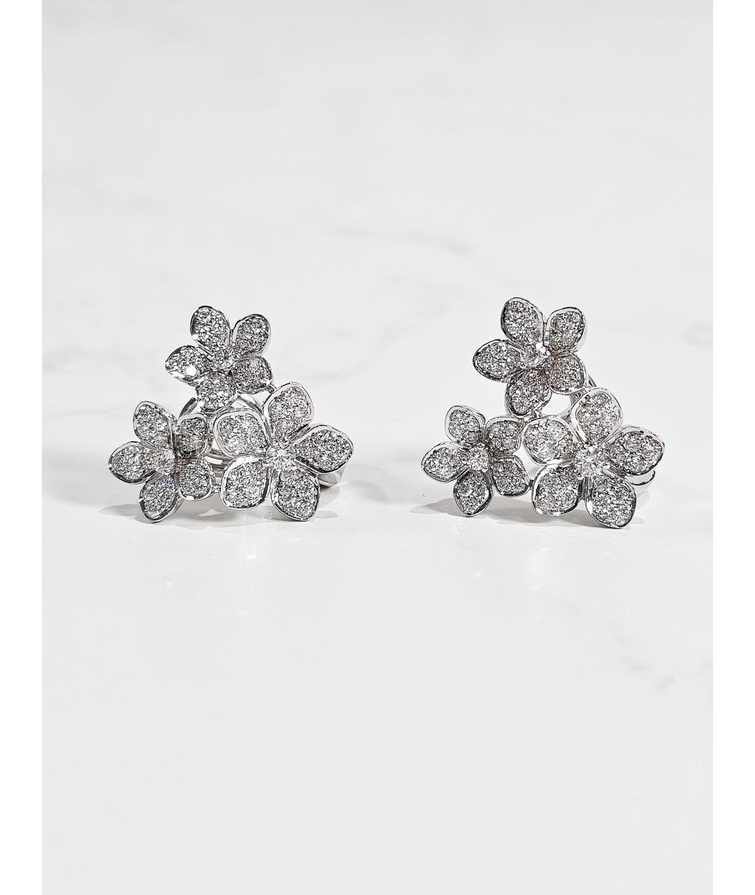 GRAFF Серебряные серьги из белого золота, фото 5