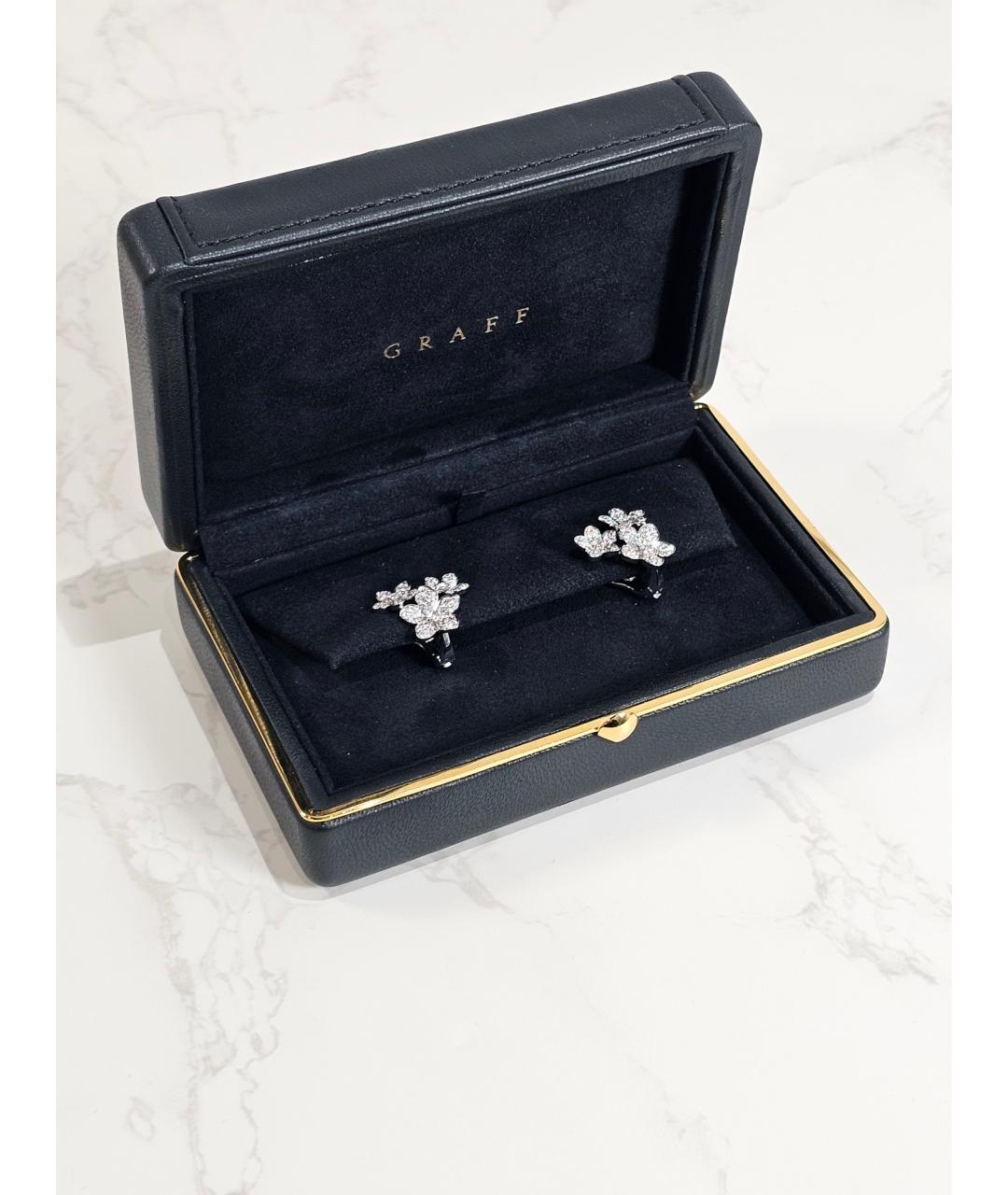 GRAFF Серебряные серьги из белого золота, фото 2