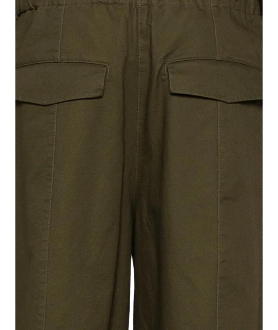 entire studios Зеленые хлопковые повседневные брюки, фото 3