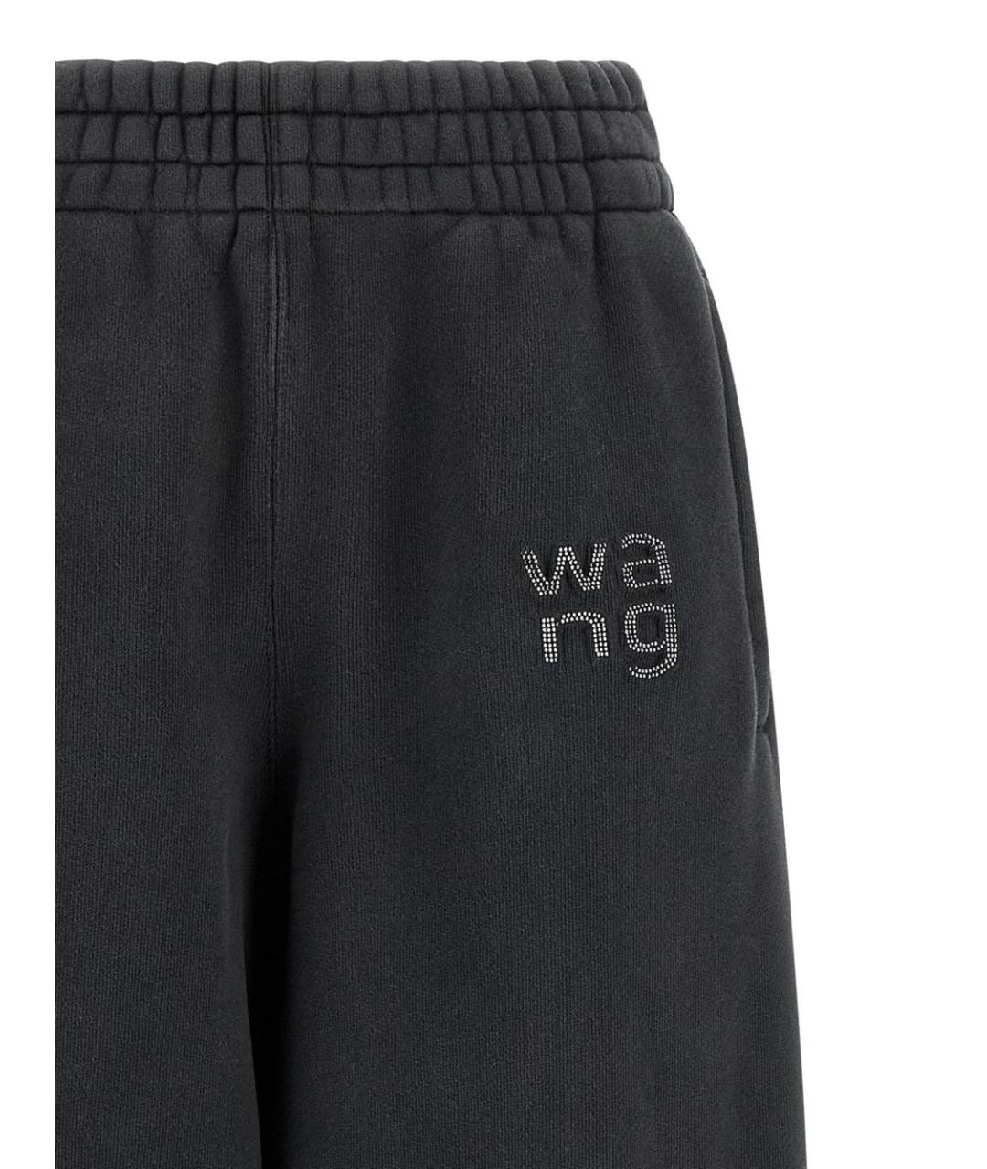 ALEXANDER WANG Черные прямые брюки, фото 2