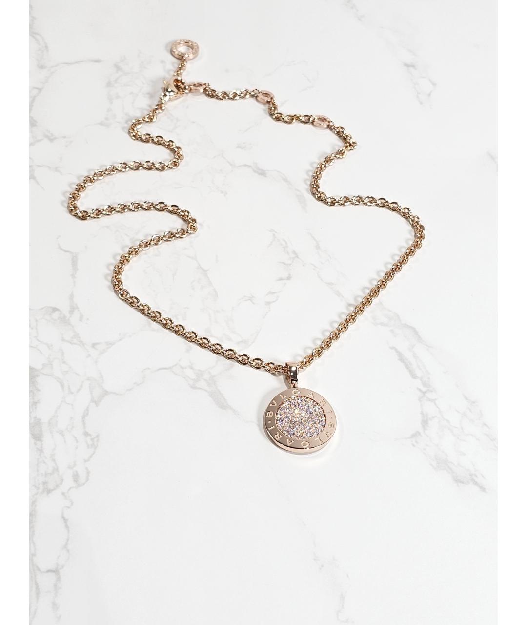 BVLGARI Золотое колье из розового золота, фото 3