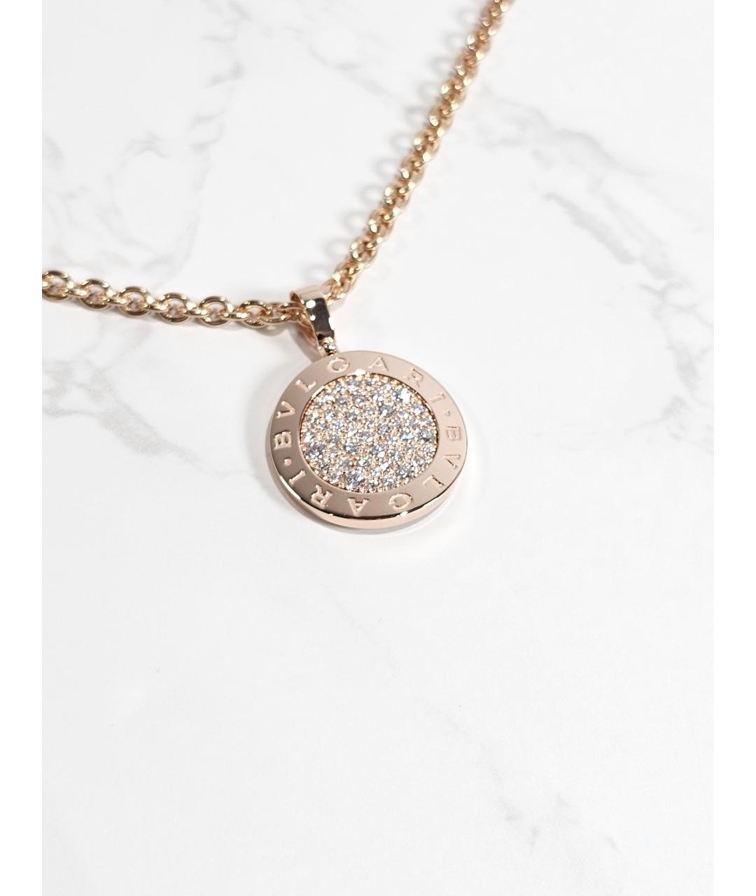 BVLGARI Золотое колье из розового золота, фото 2