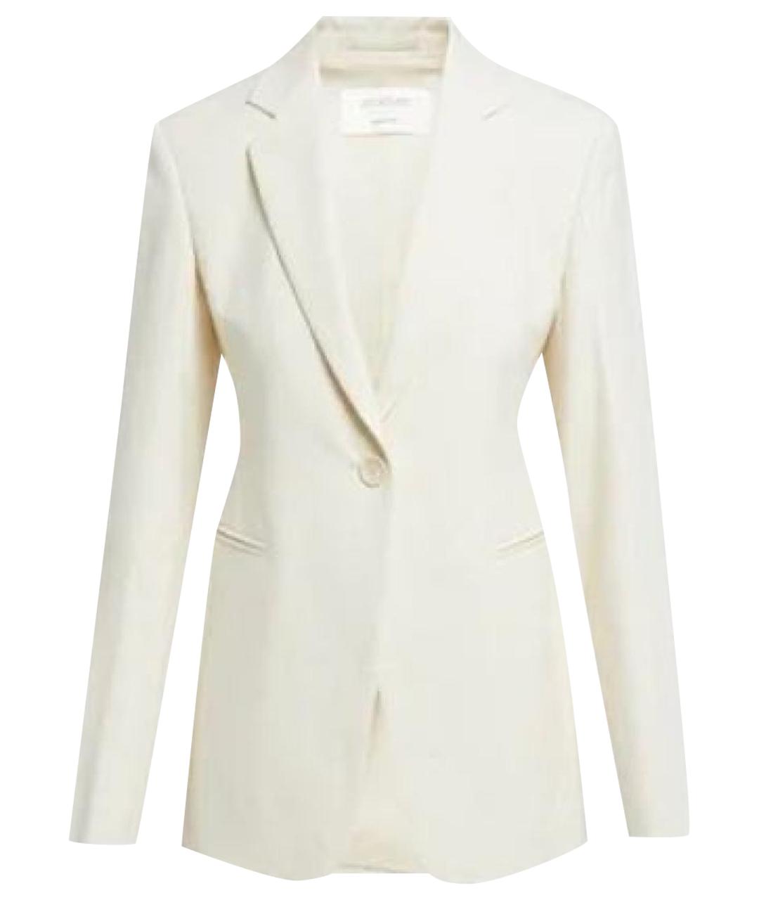 SPORTMAX Бежевый хлопковый жакет/пиджак, фото 1