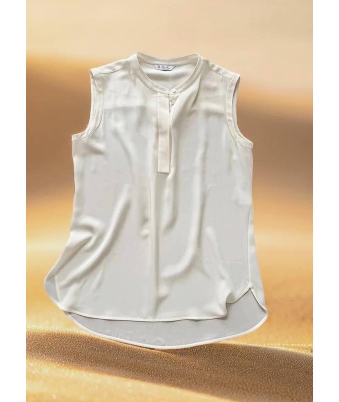 LORO PIANA Шелковая блузы, фото 3