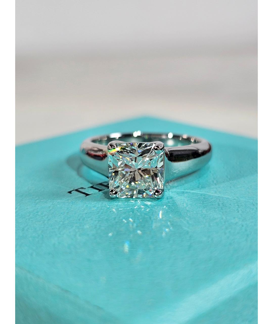 TIFFANY&CO Серебряное платиновое кольцо, фото 5