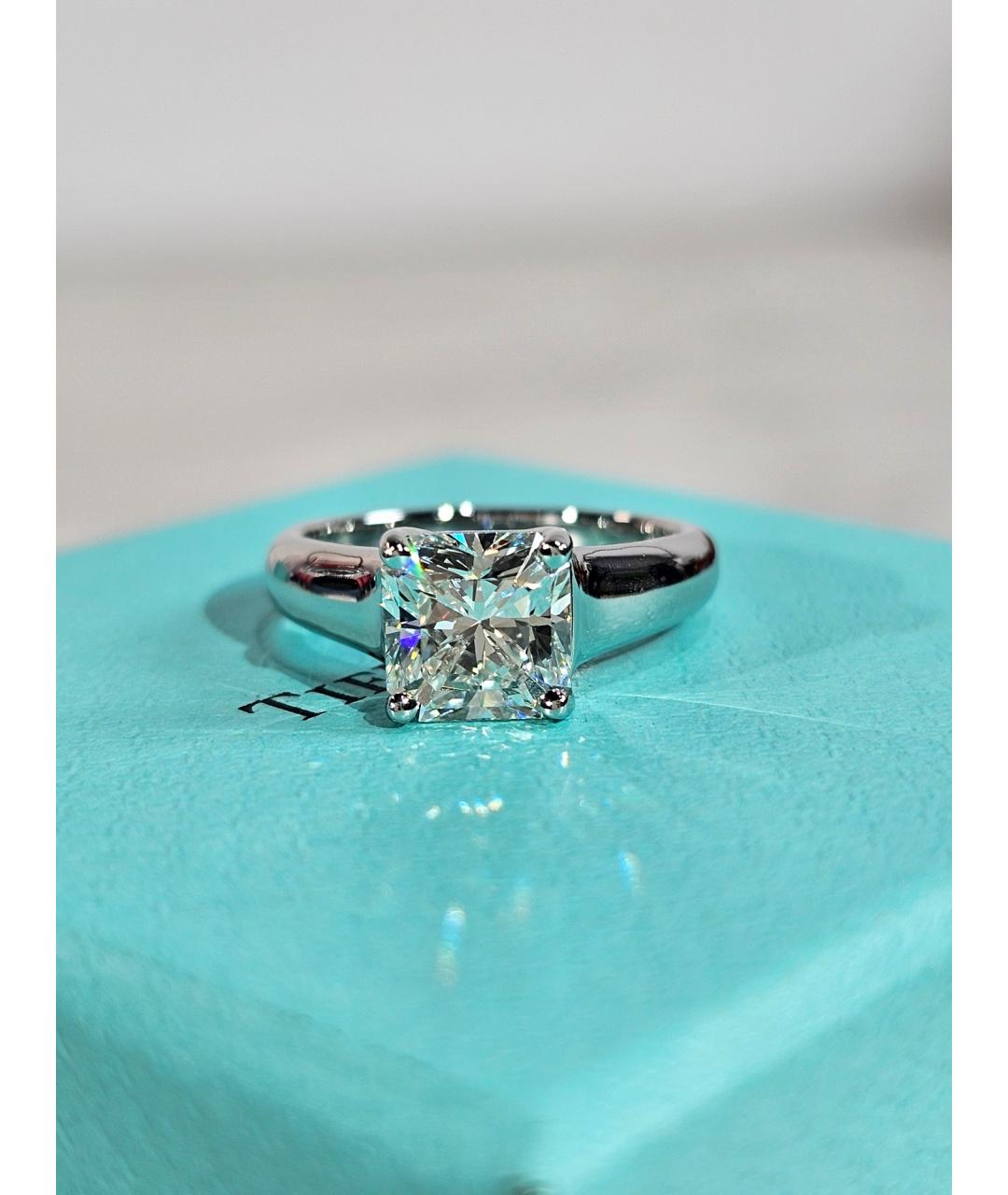 TIFFANY&CO Серебряное платиновое кольцо, фото 3