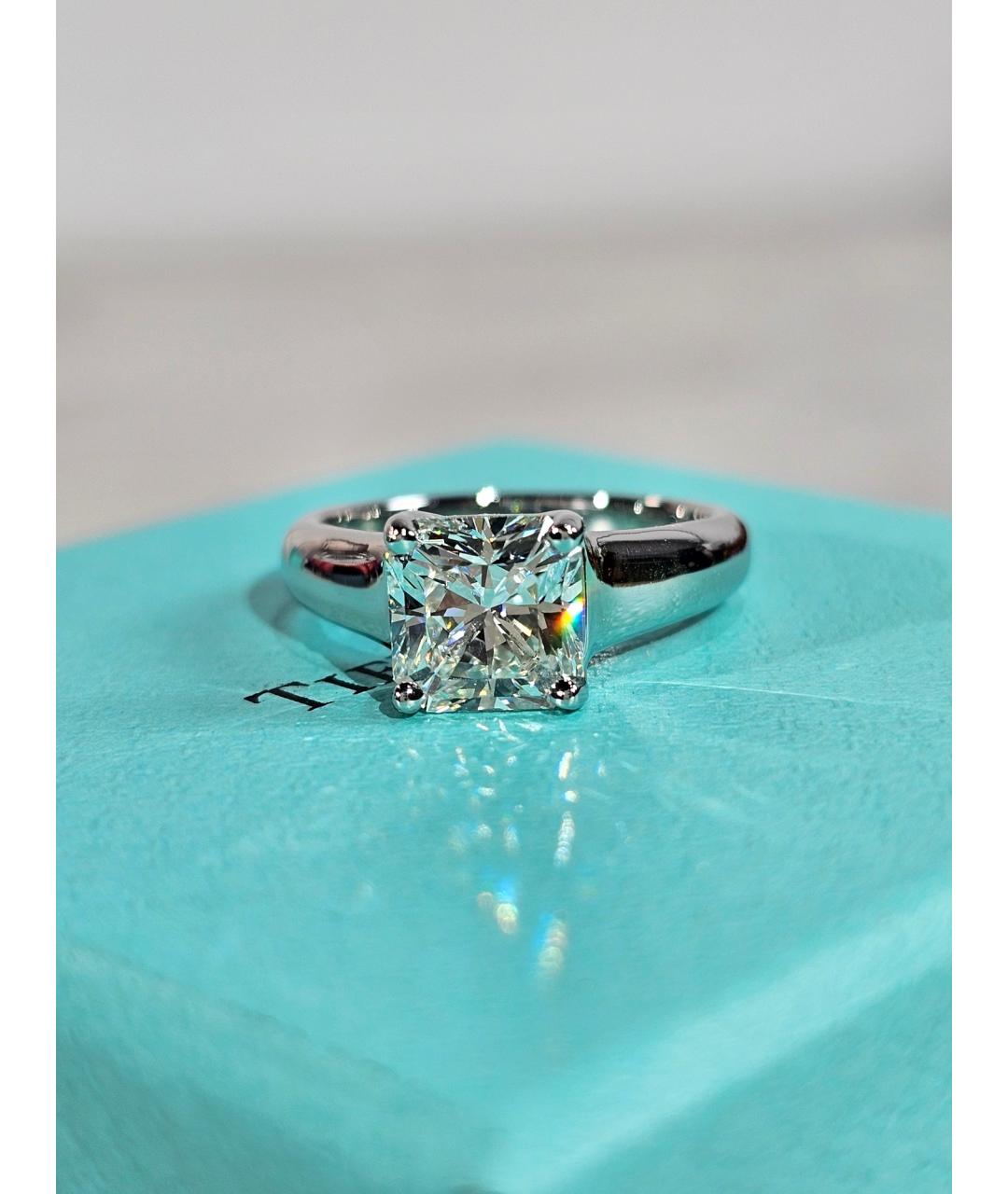 TIFFANY&CO Серебряное платиновое кольцо, фото 4