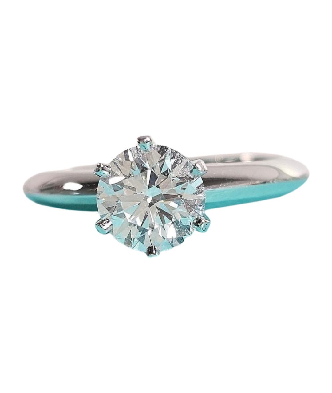 TIFFANY&CO Серебряное платиновое кольцо, фото 1