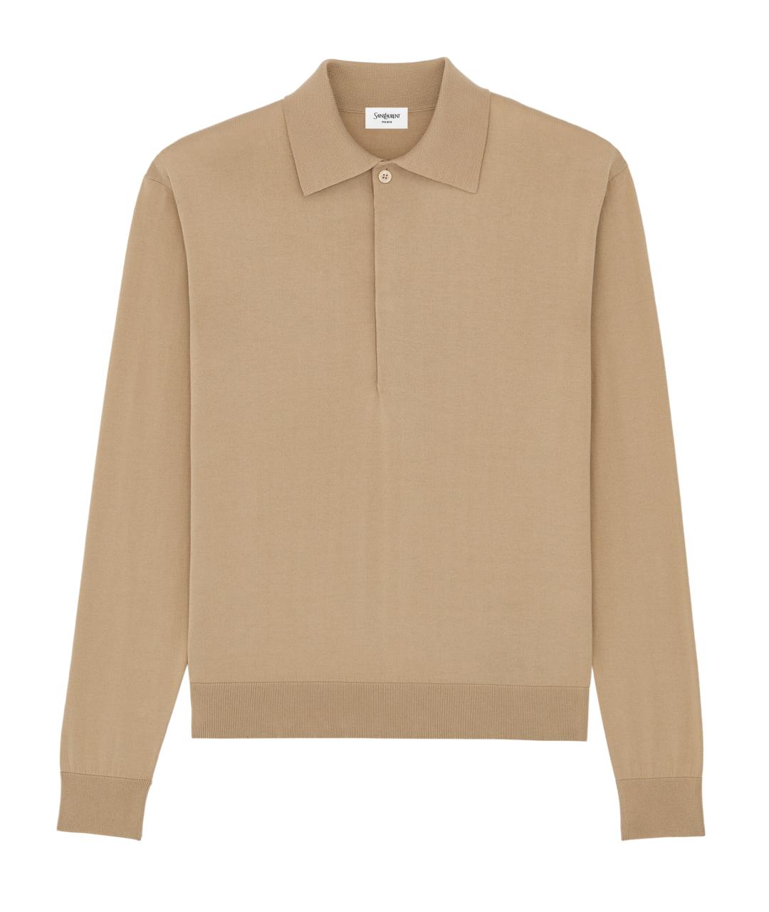 SAINT LAURENT Бежевый джемпер / свитер, фото 1