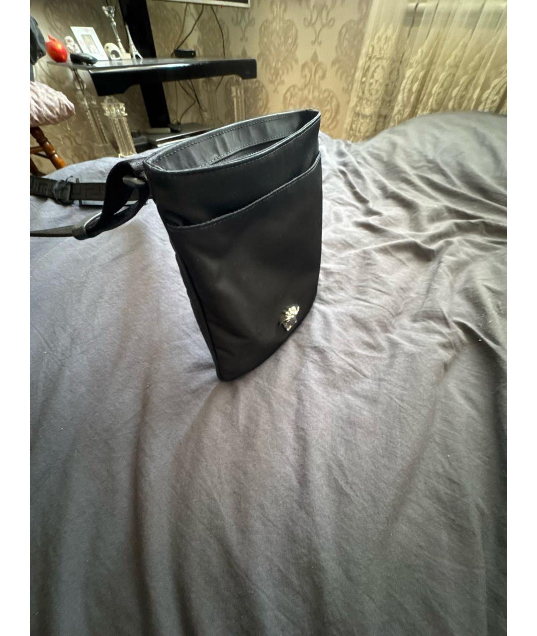 VERSACE Черная сумка на плечо, фото 2