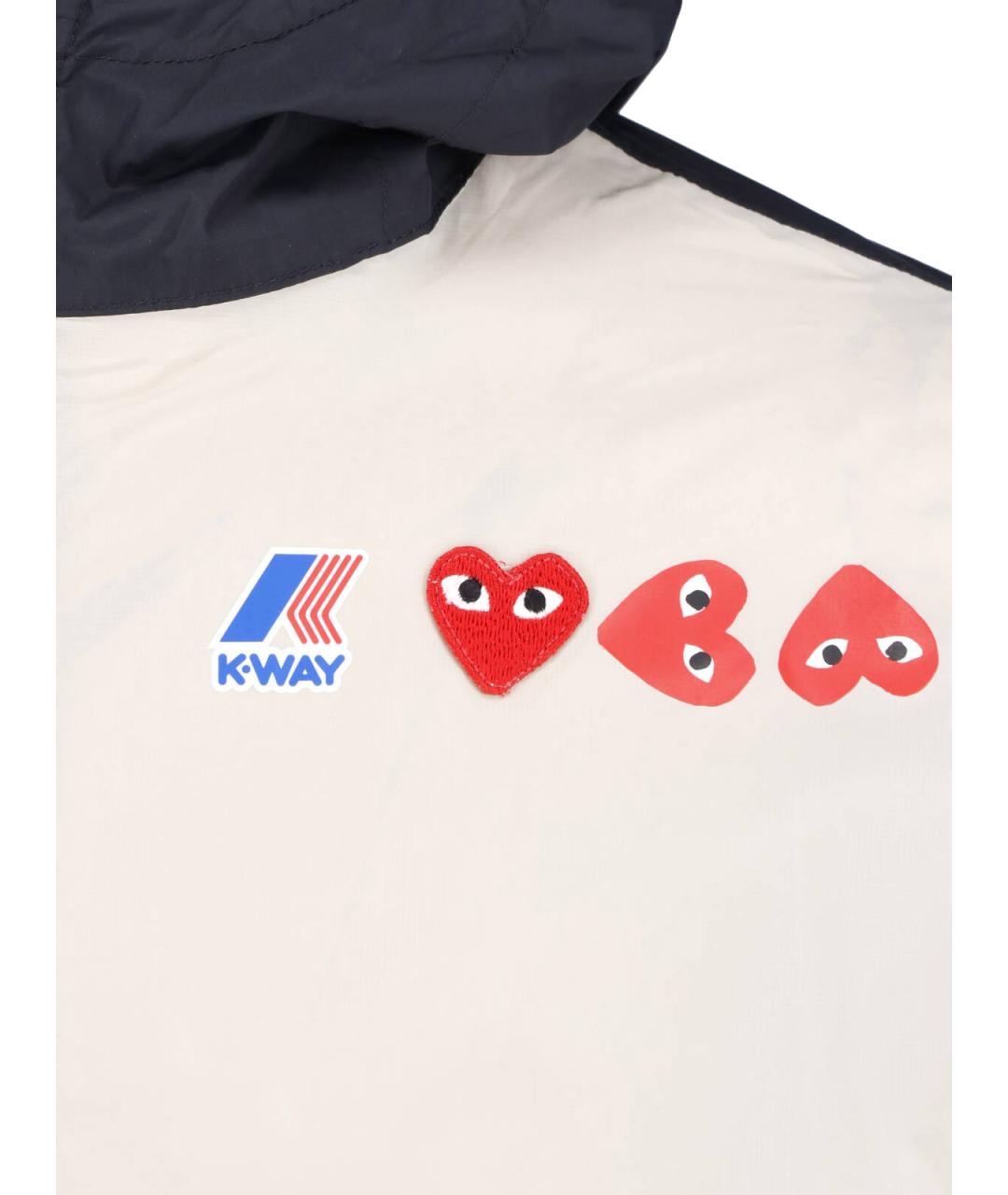 COMME DES GARÇONS PLAY Бежевая куртка, фото 4