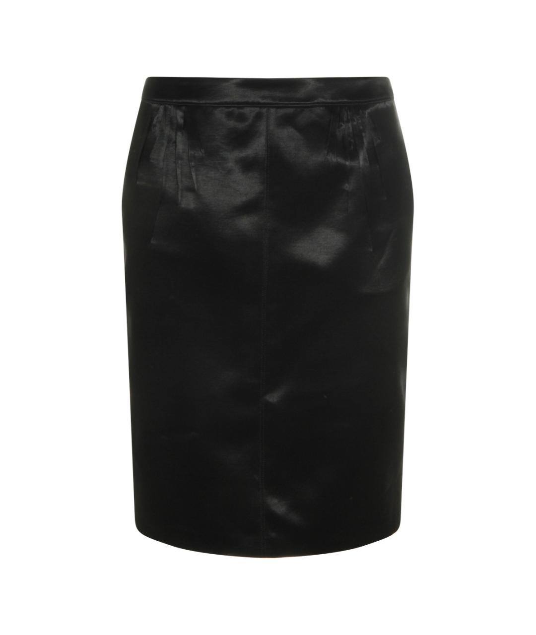 SAINT LAURENT Черная юбка миди, фото 1