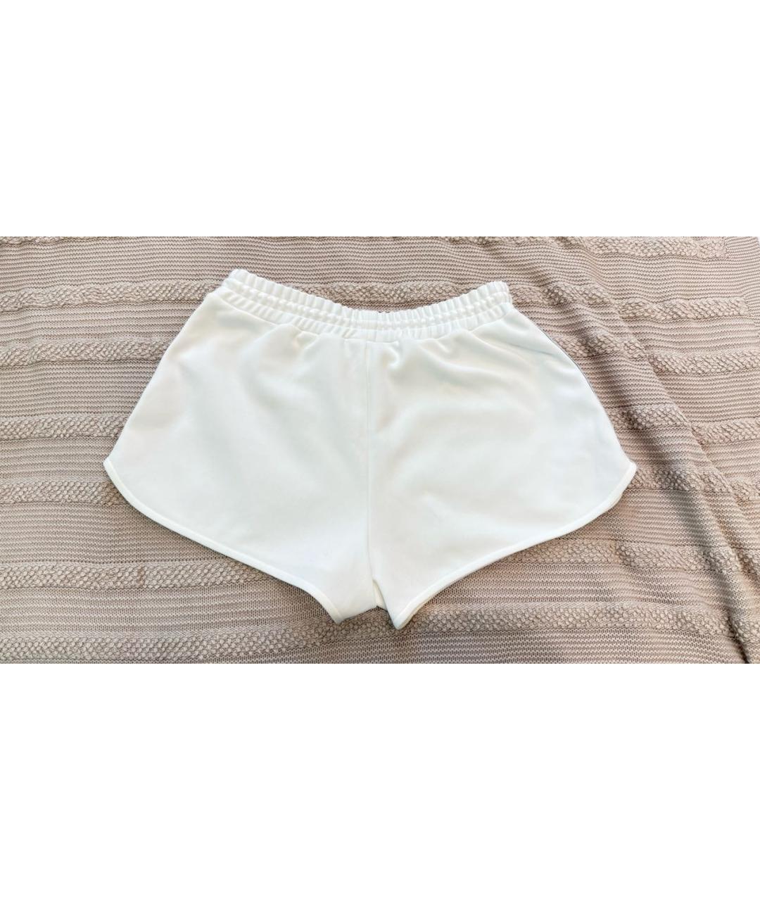 CELINE Белые хлопковые шорты, фото 2
