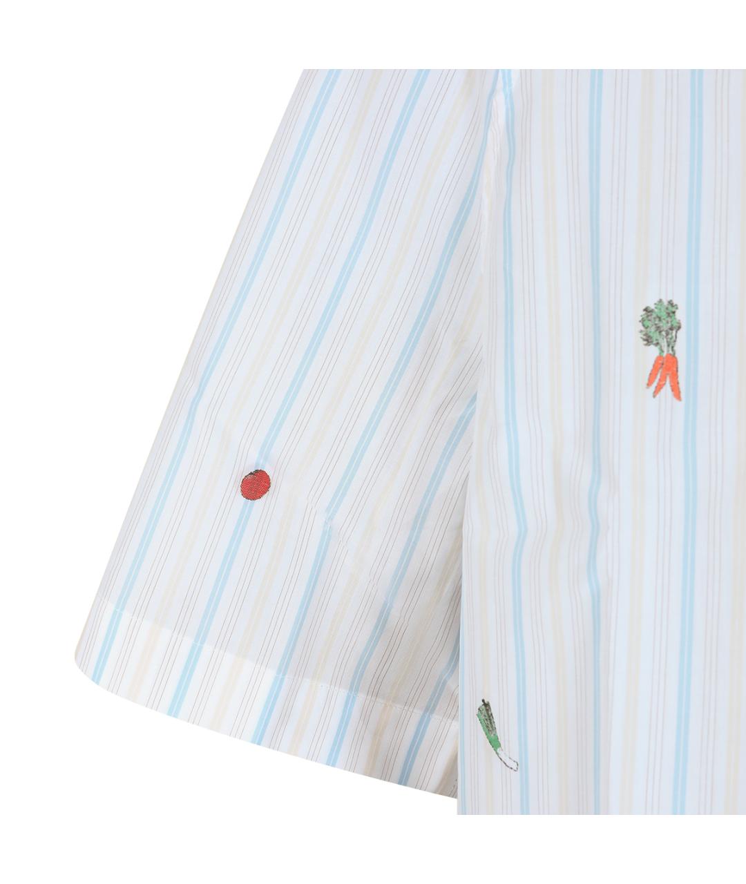 JACQUEMUS Белая хлопковая кэжуал рубашка, фото 4